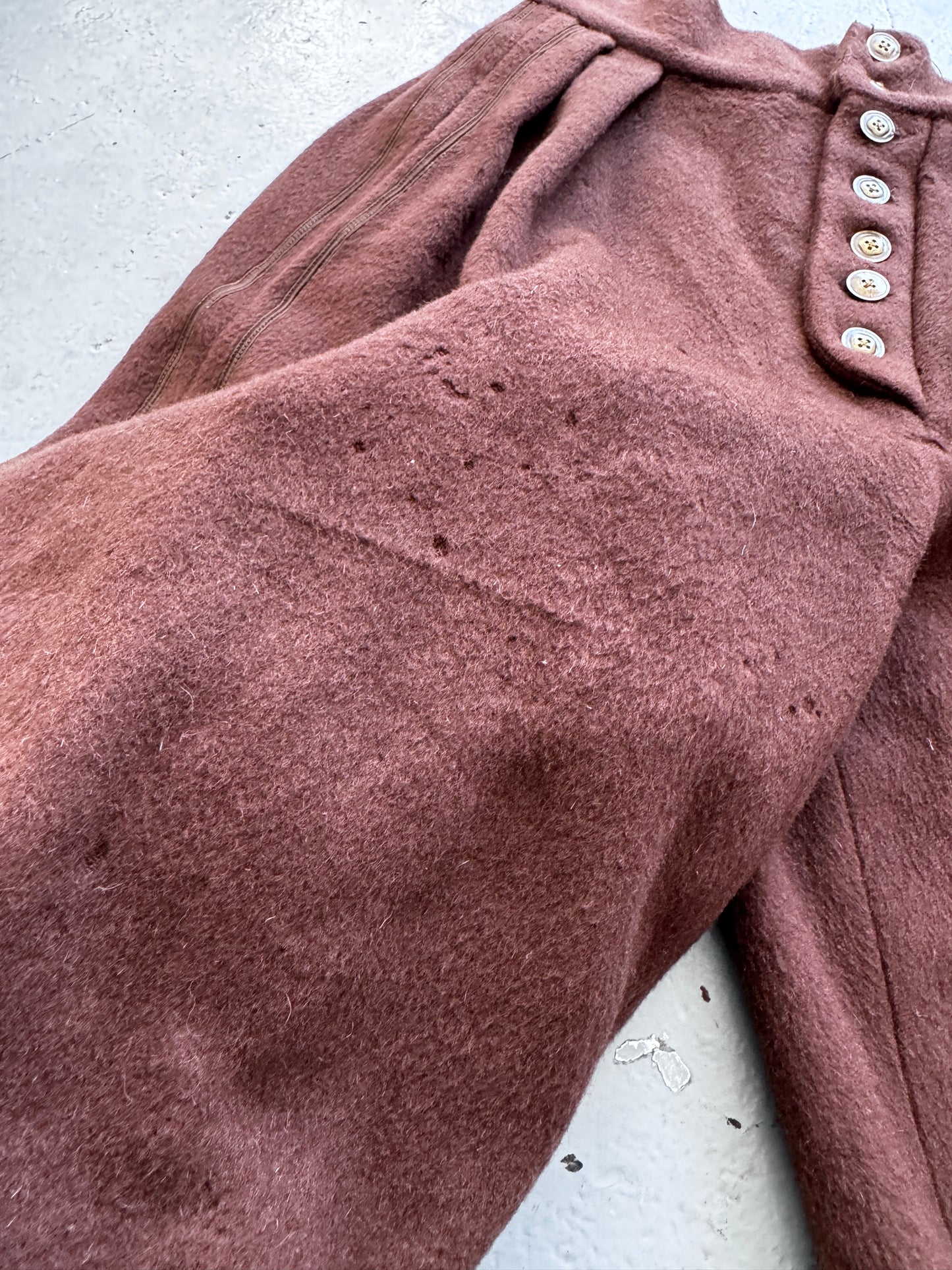 Antique Theatrical Wool Short Trouser