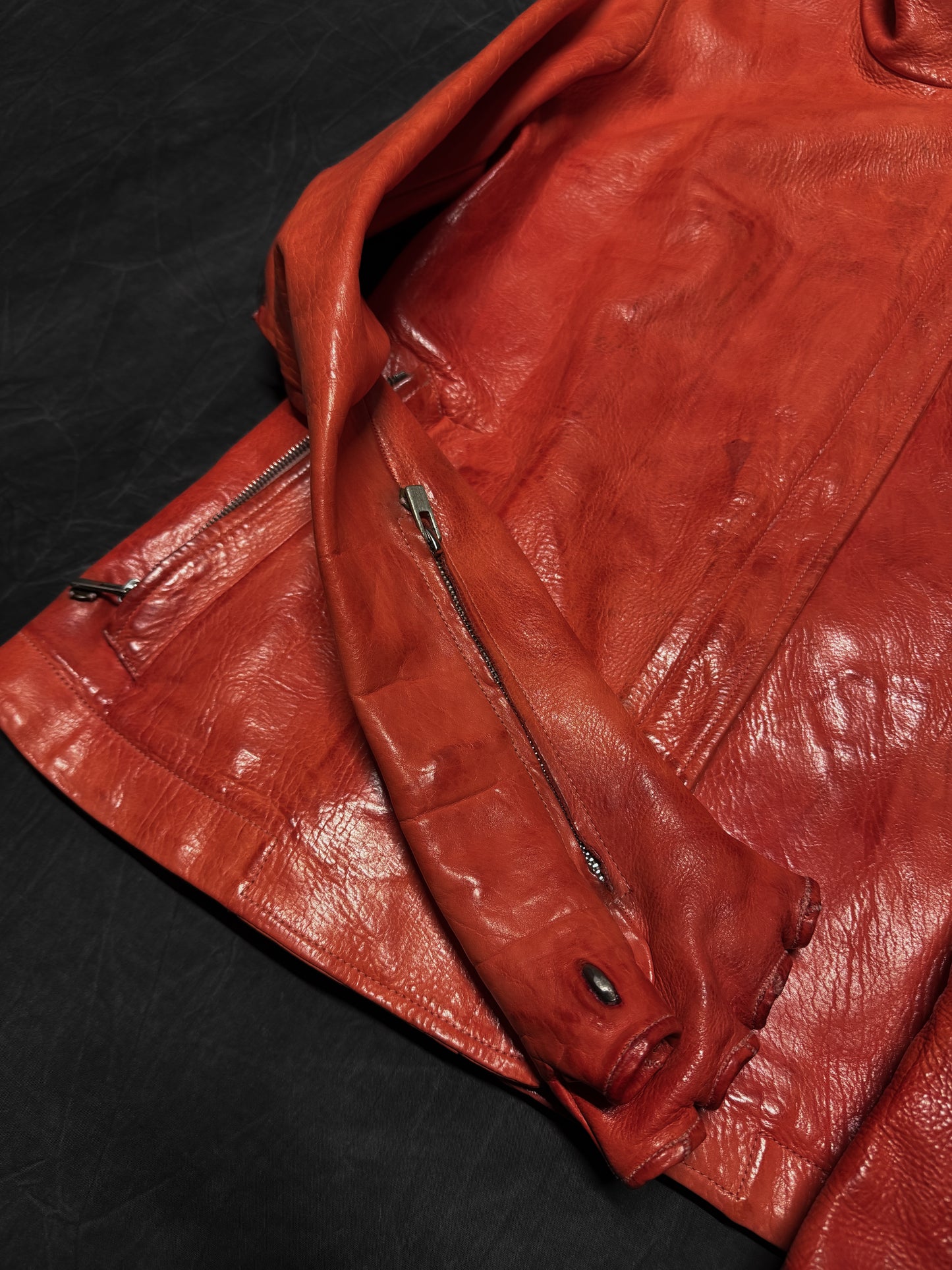 Carol Christian Poell Bison Leather Gloved Prosthetic Jacket