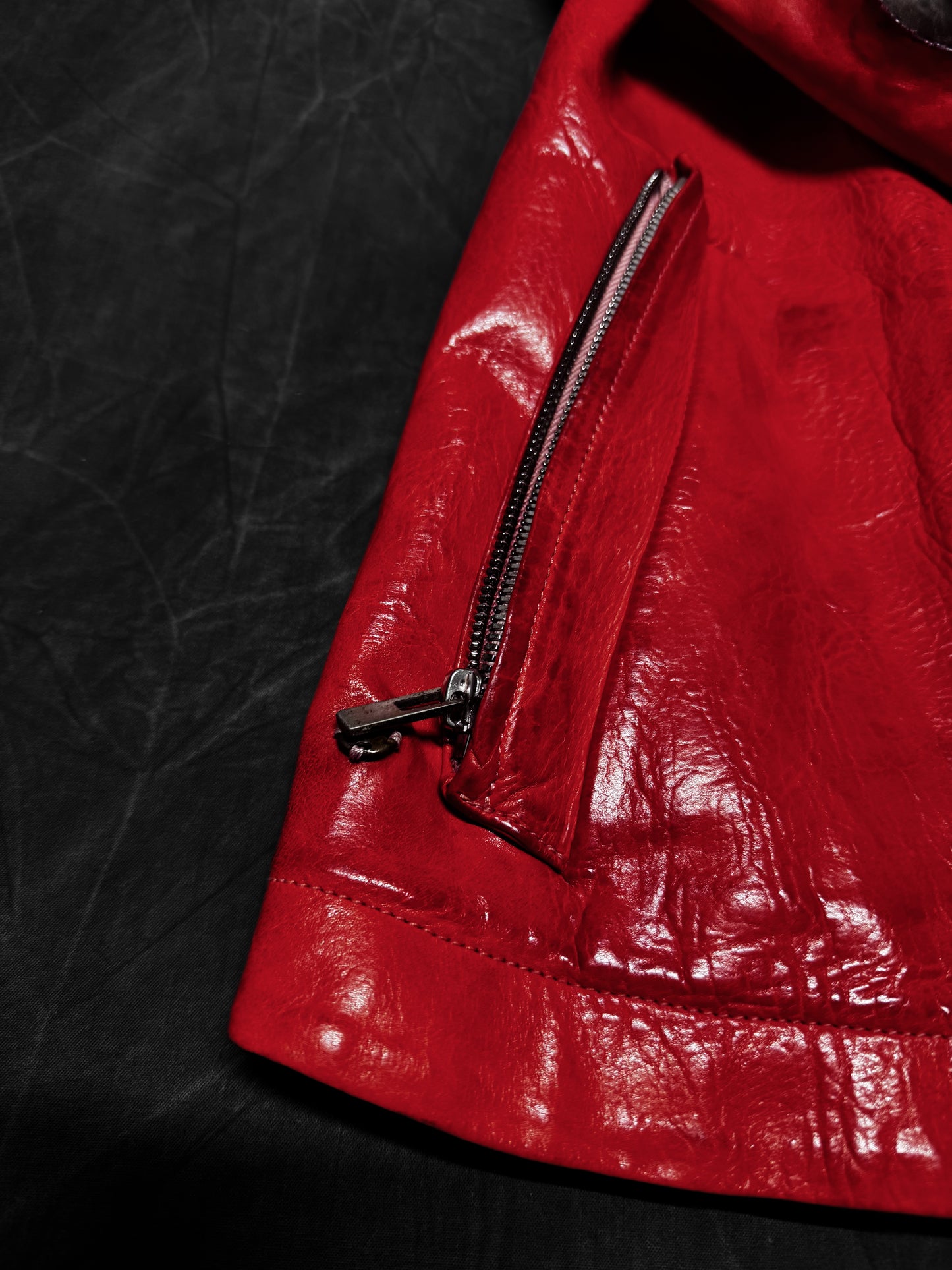 Carol Christian Poell Bison Leather Gloved Prosthetic Jacket