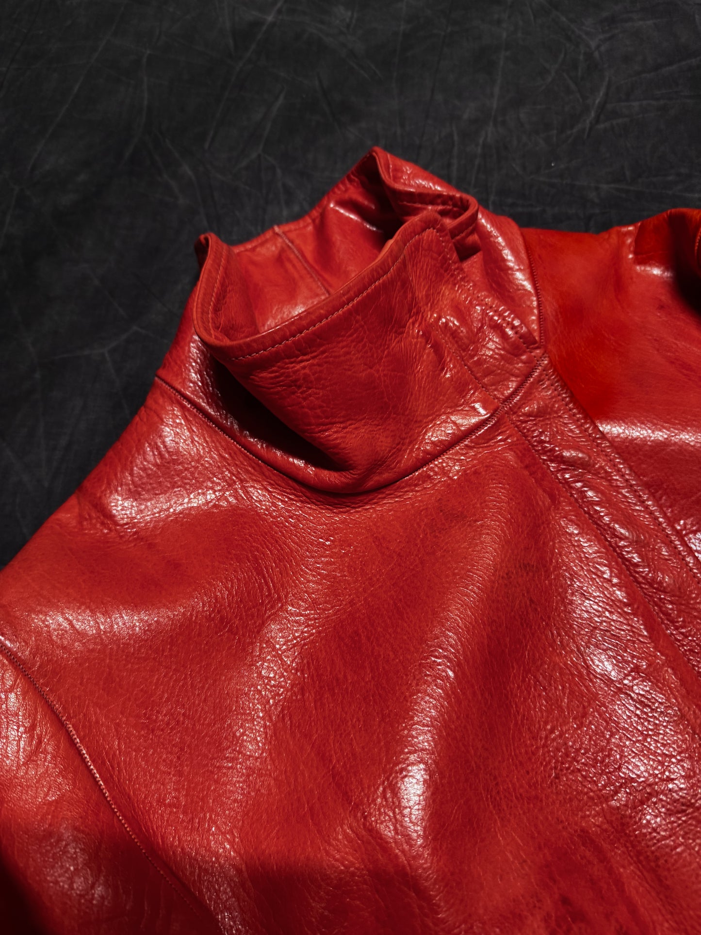 Carol Christian Poell Bison Leather Gloved Prosthetic Jacket