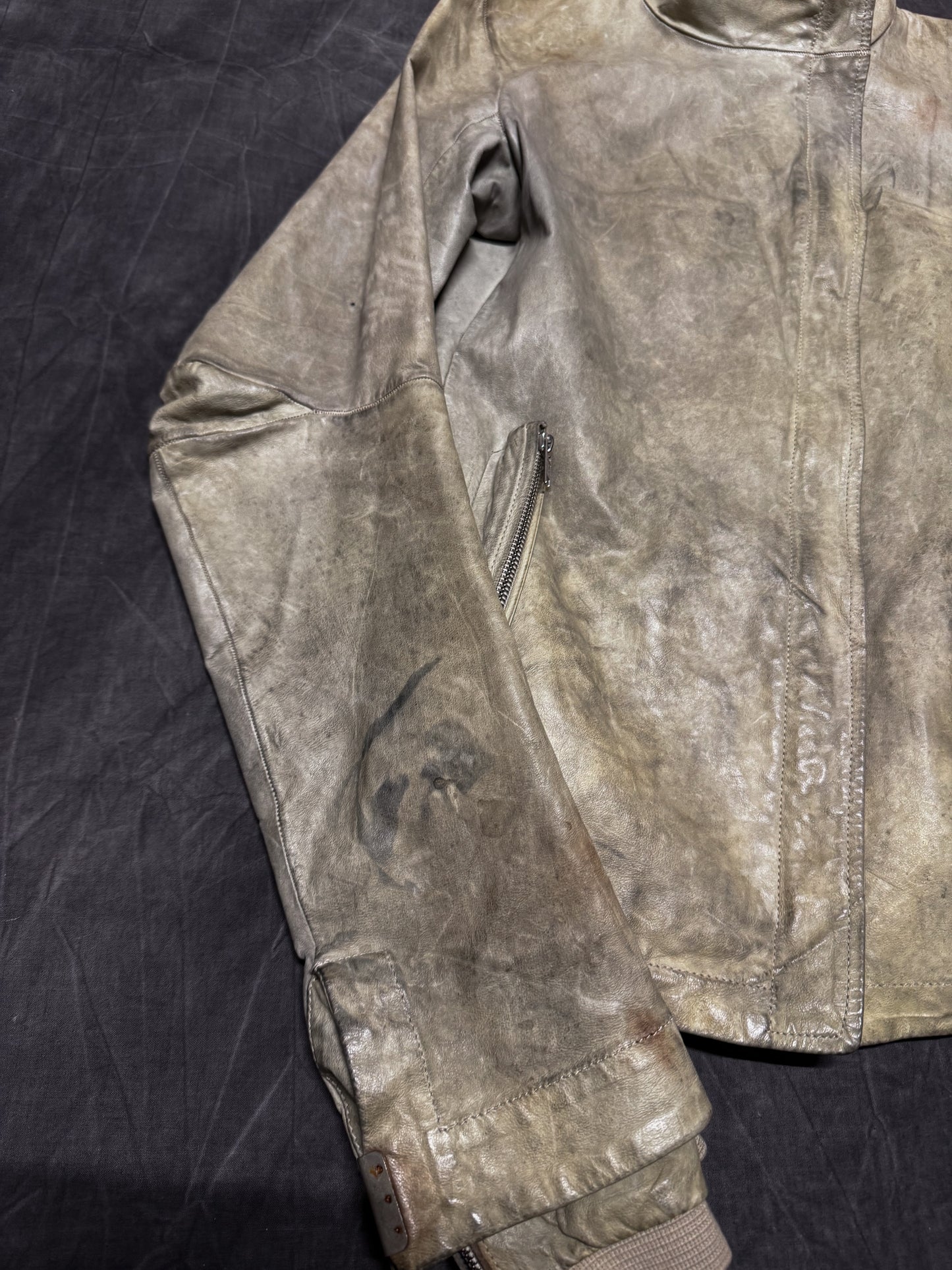 Carol Christian Poell 2009 Self-Same Gloved Kangaroo Leather Jacket