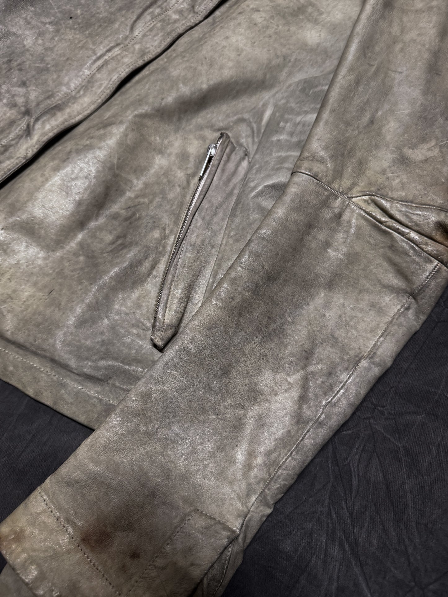 Carol Christian Poell 2009 Self-Same Gloved Kangaroo Leather Jacket