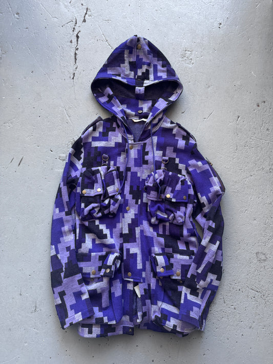 beauty:beast also digi camo cargo knit hoodie