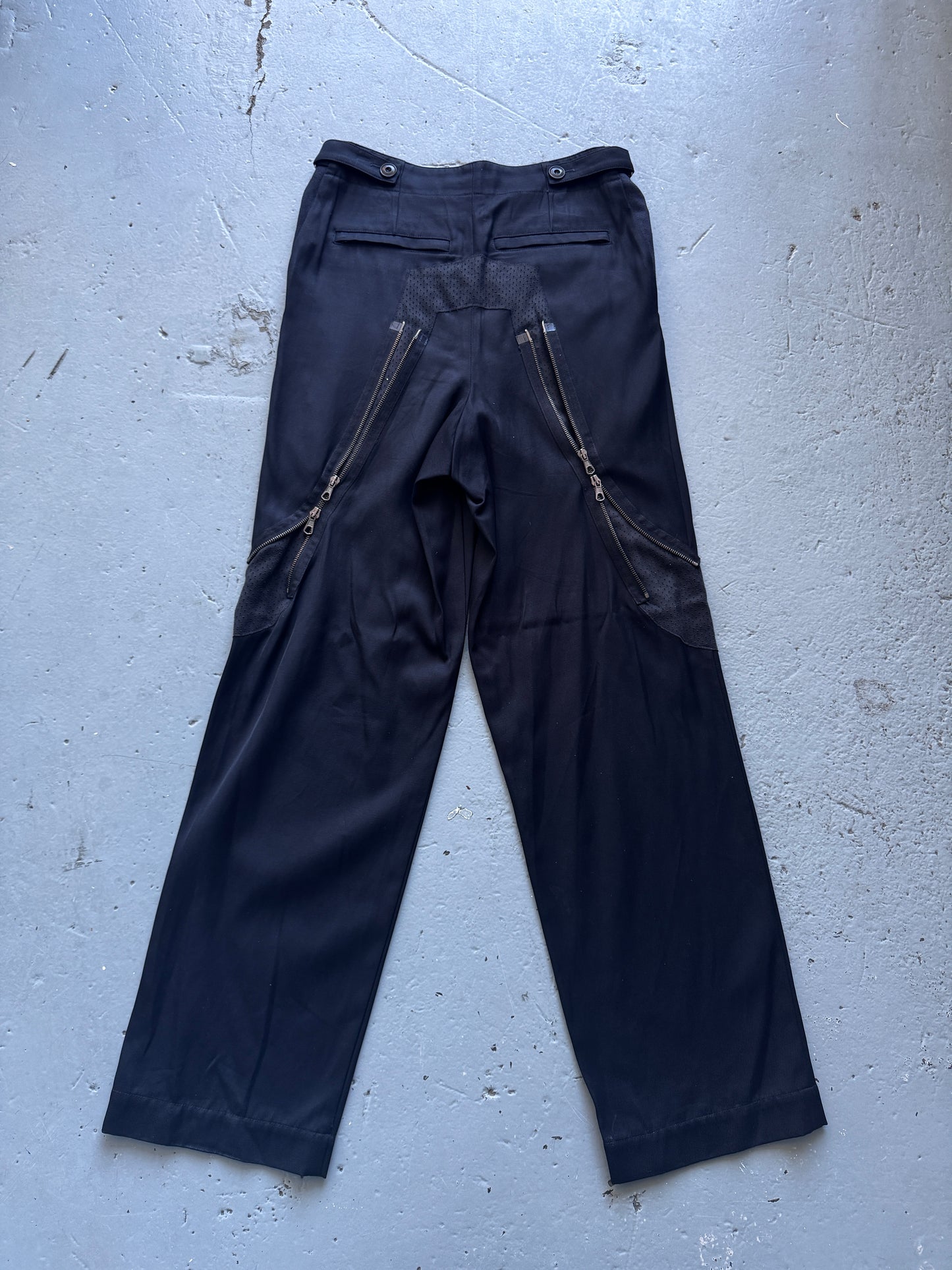 Kiko Kostadinov Zip Back Pleated Trouser