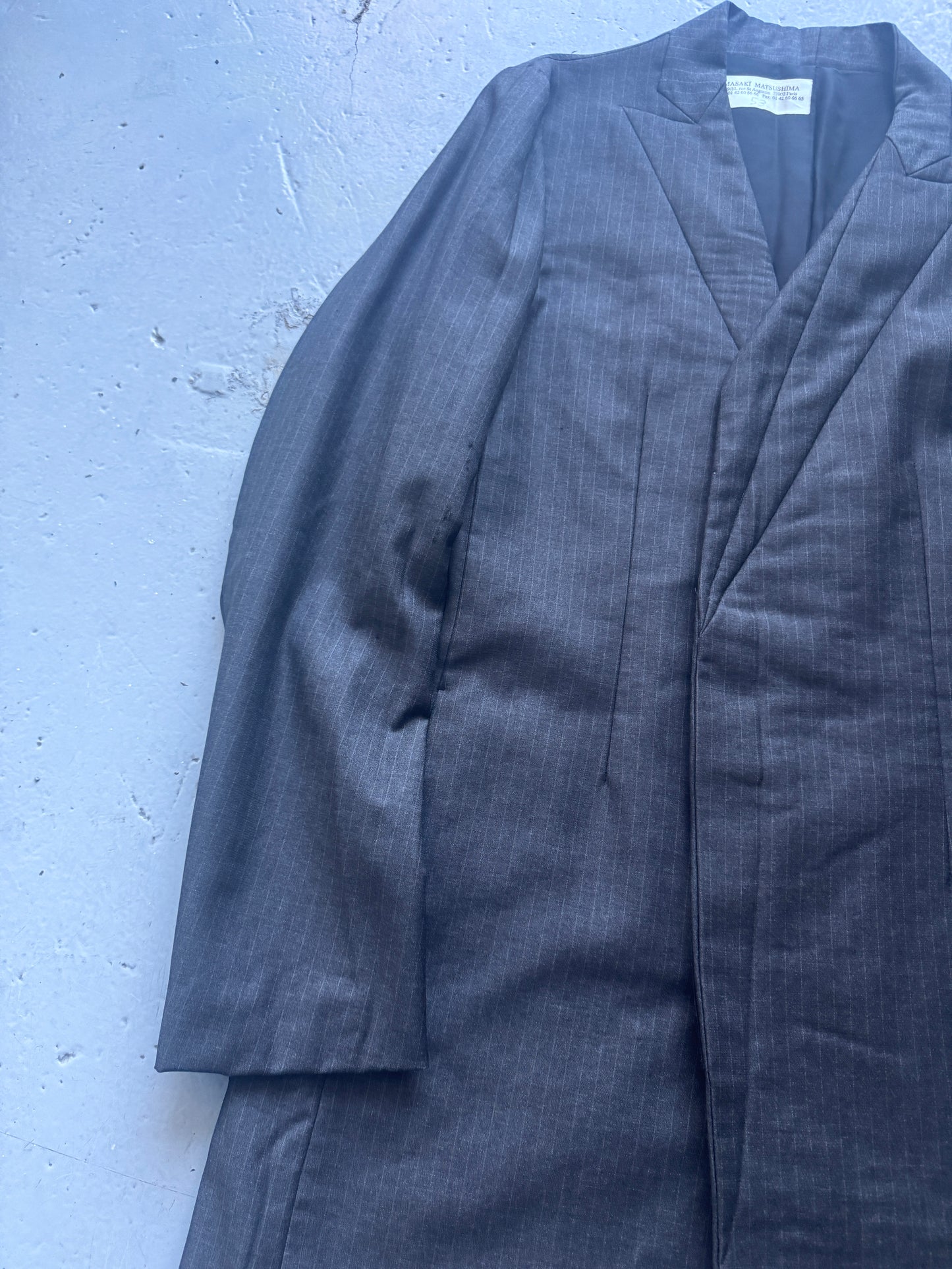 Masaki Matsushima Homme Velcro Dart Blazer