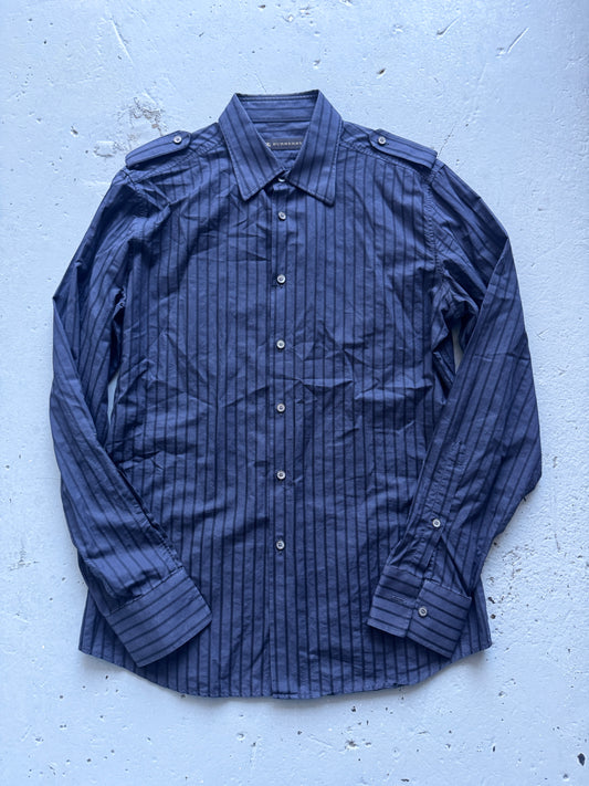 Burberry Striped Epaulet Shirt