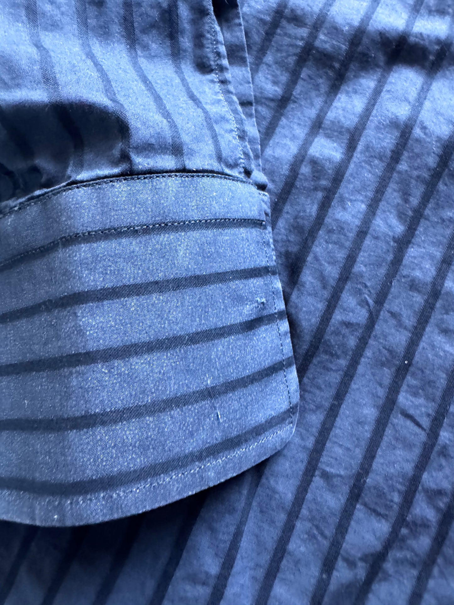 Burberry Striped Epaulet Shirt