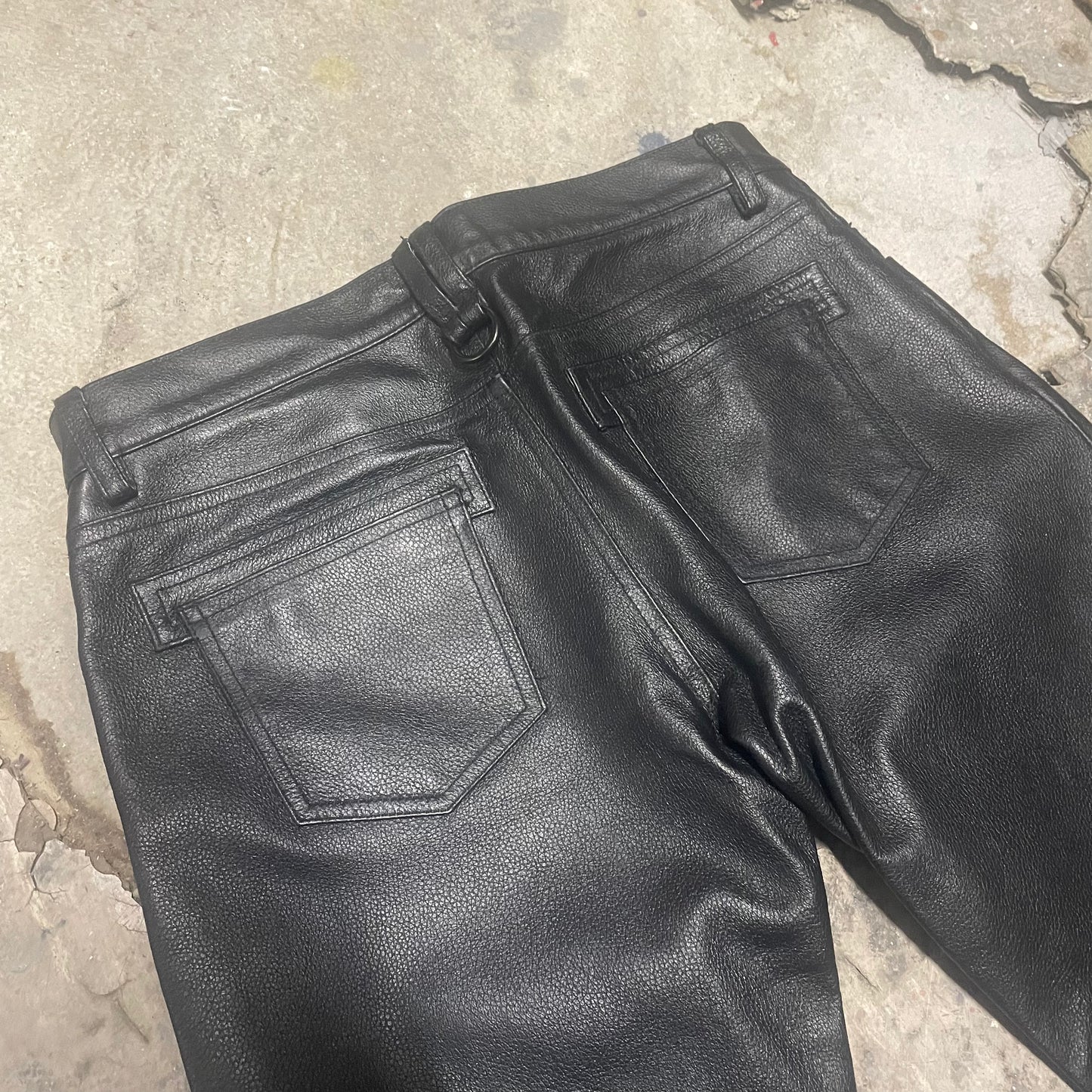 Yasuyuki Ishii Pig Leather Adjustable Flares