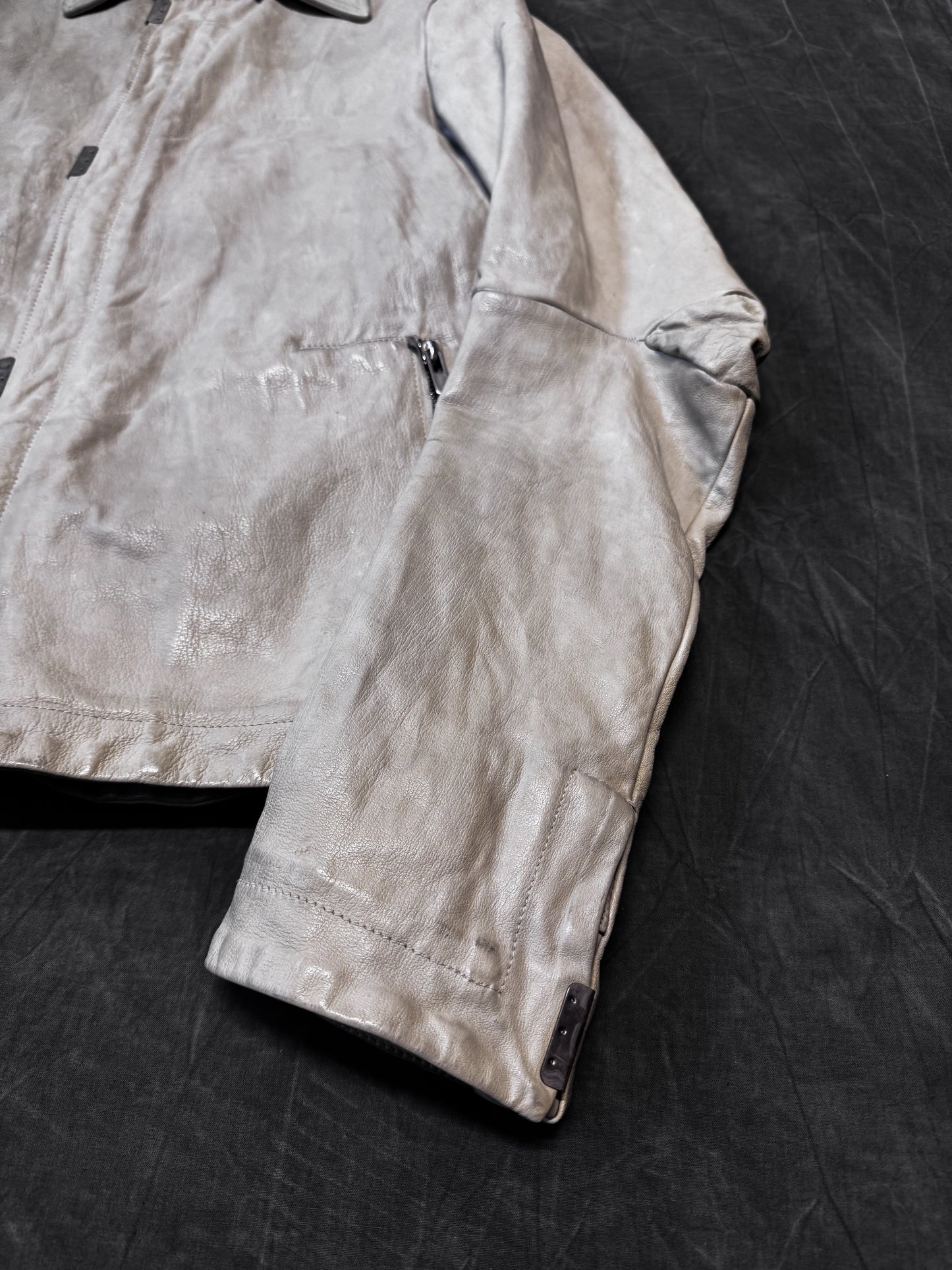 Carol Christian Poell Scar Stitch Kangaroo Bomber