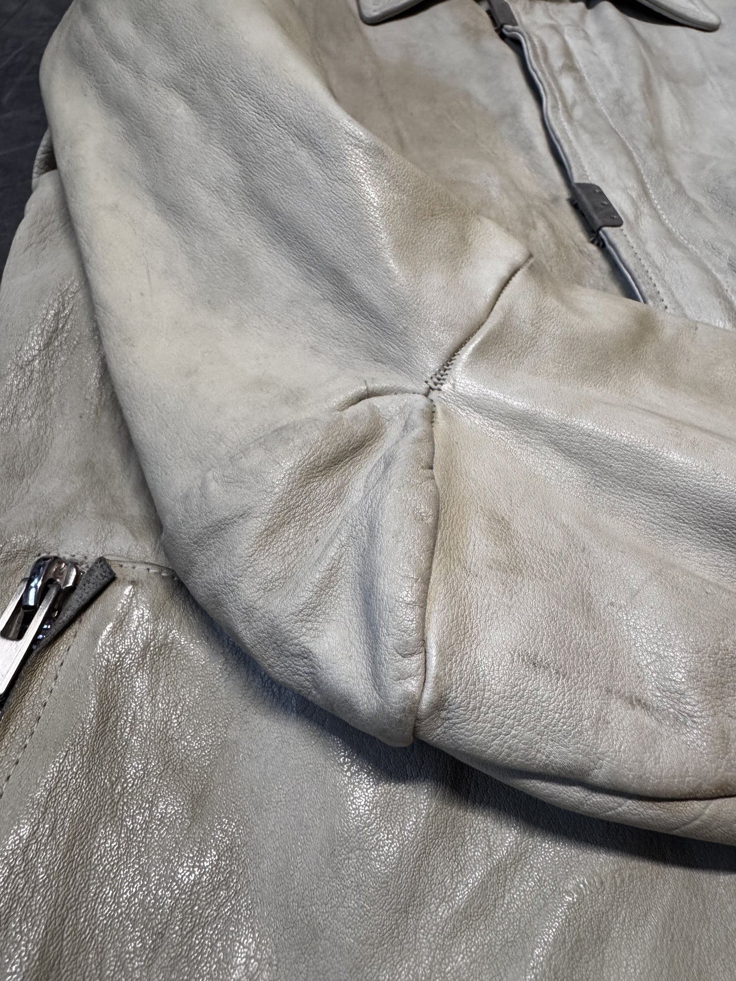 Carol Christian Poell Scar Stitch Kangaroo Bomber