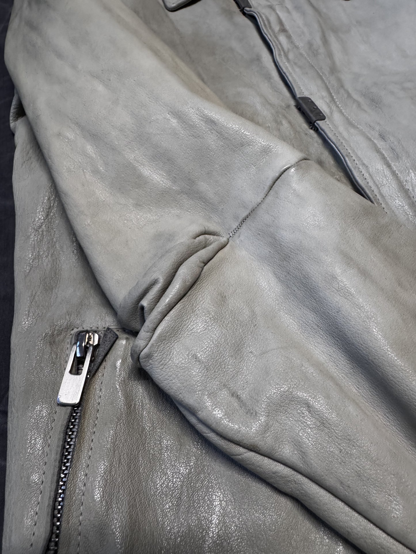 Carol Christian Poell Scar Stitch Kangaroo Bomber