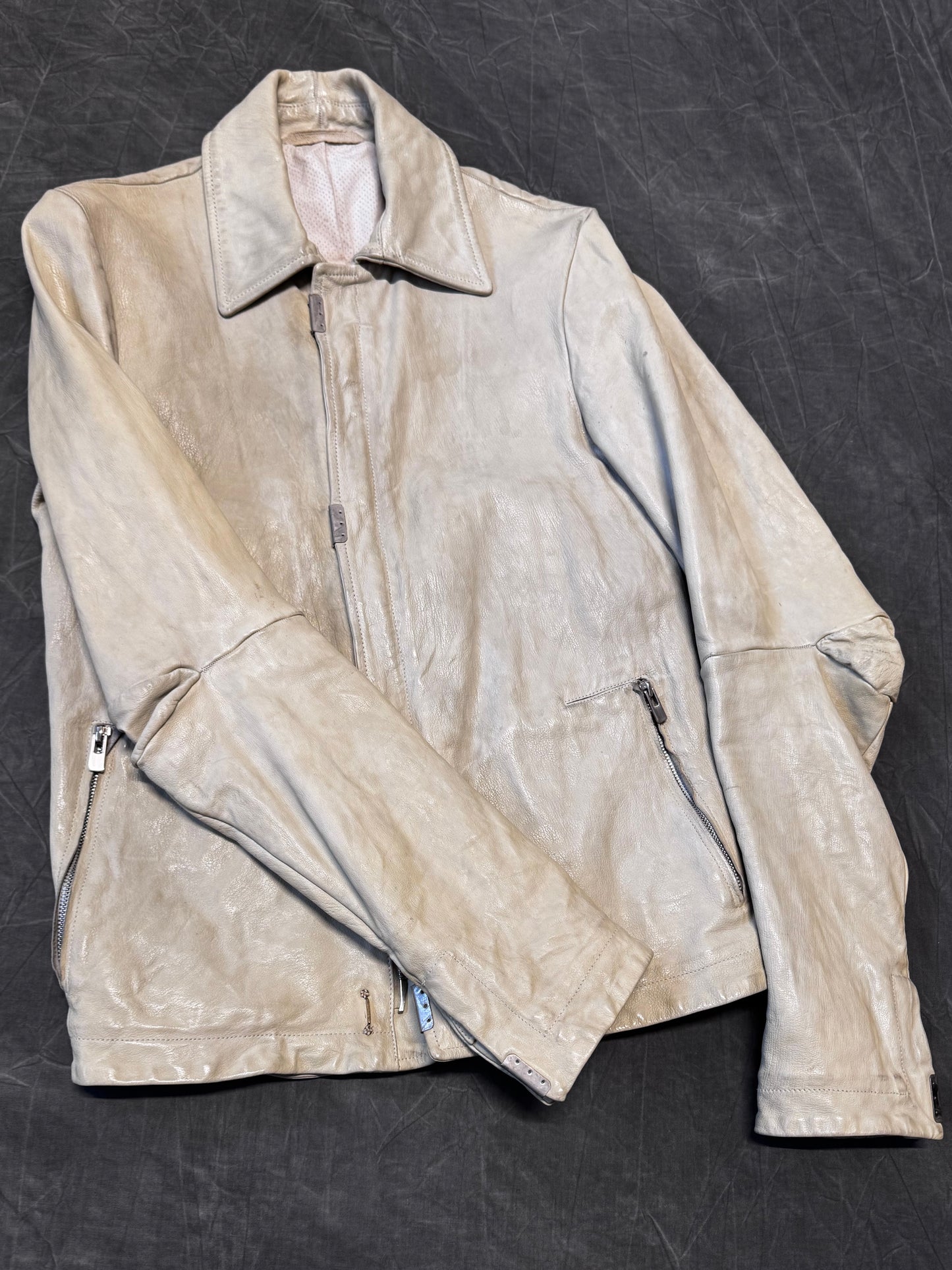 Carol Christian Poell Scar Stitch Kangaroo Bomber