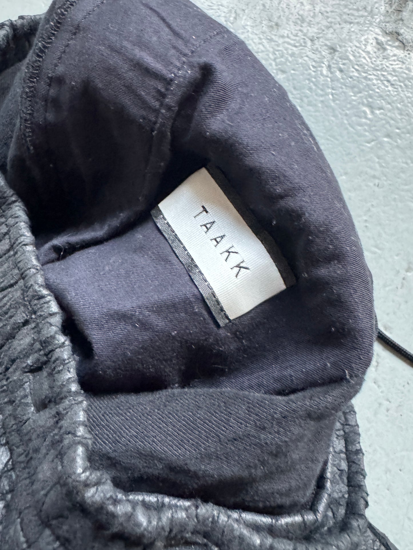 TAAKK Cracked Wide Leg Trouser