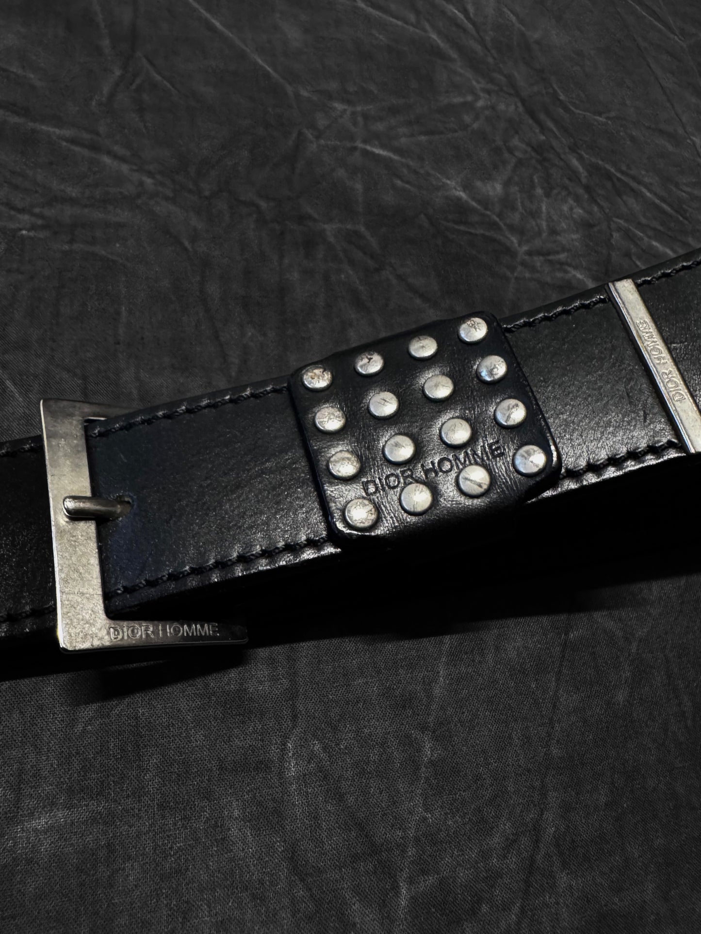 Dior Homme by Hedi Slimane Studded Belt