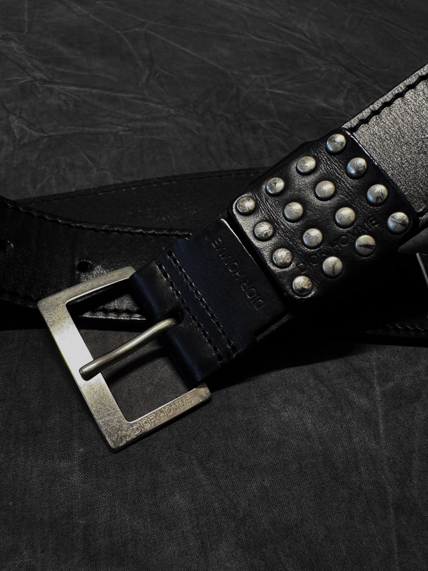 Dior Homme by Hedi Slimane Studded Belt