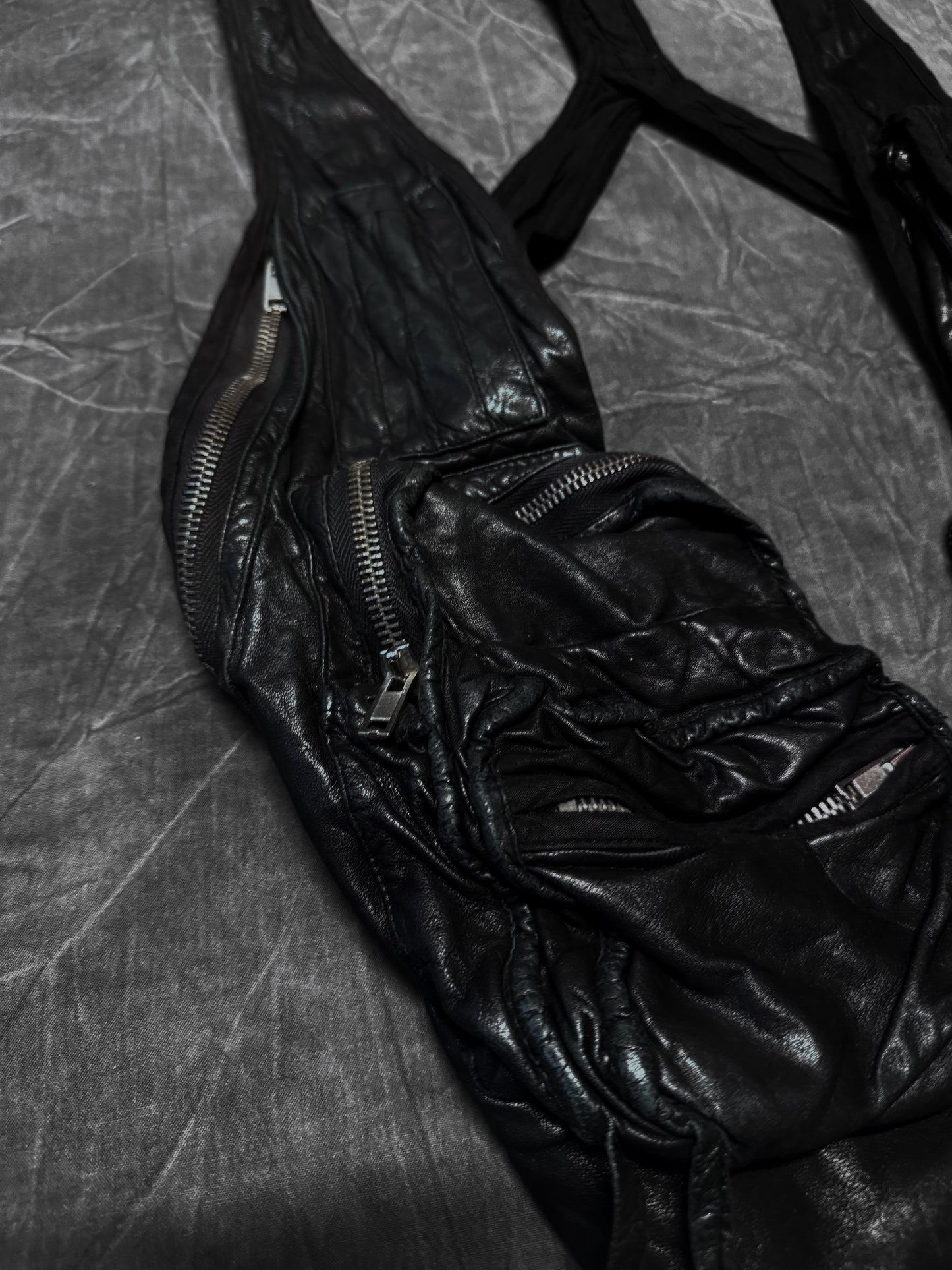 Rick Owens Olmar & Mirta Soft Lambskin Holster Vest