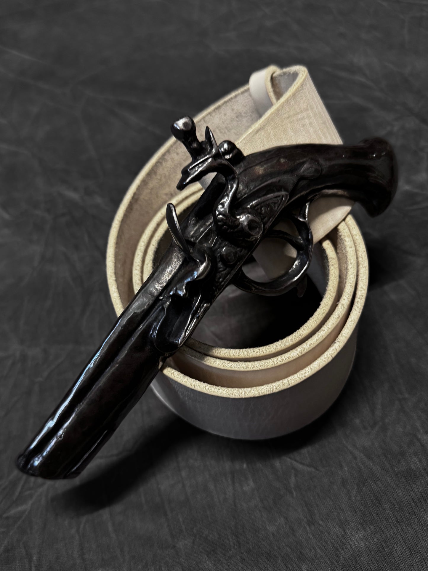 Thimister Musket Buckle Leather Belt