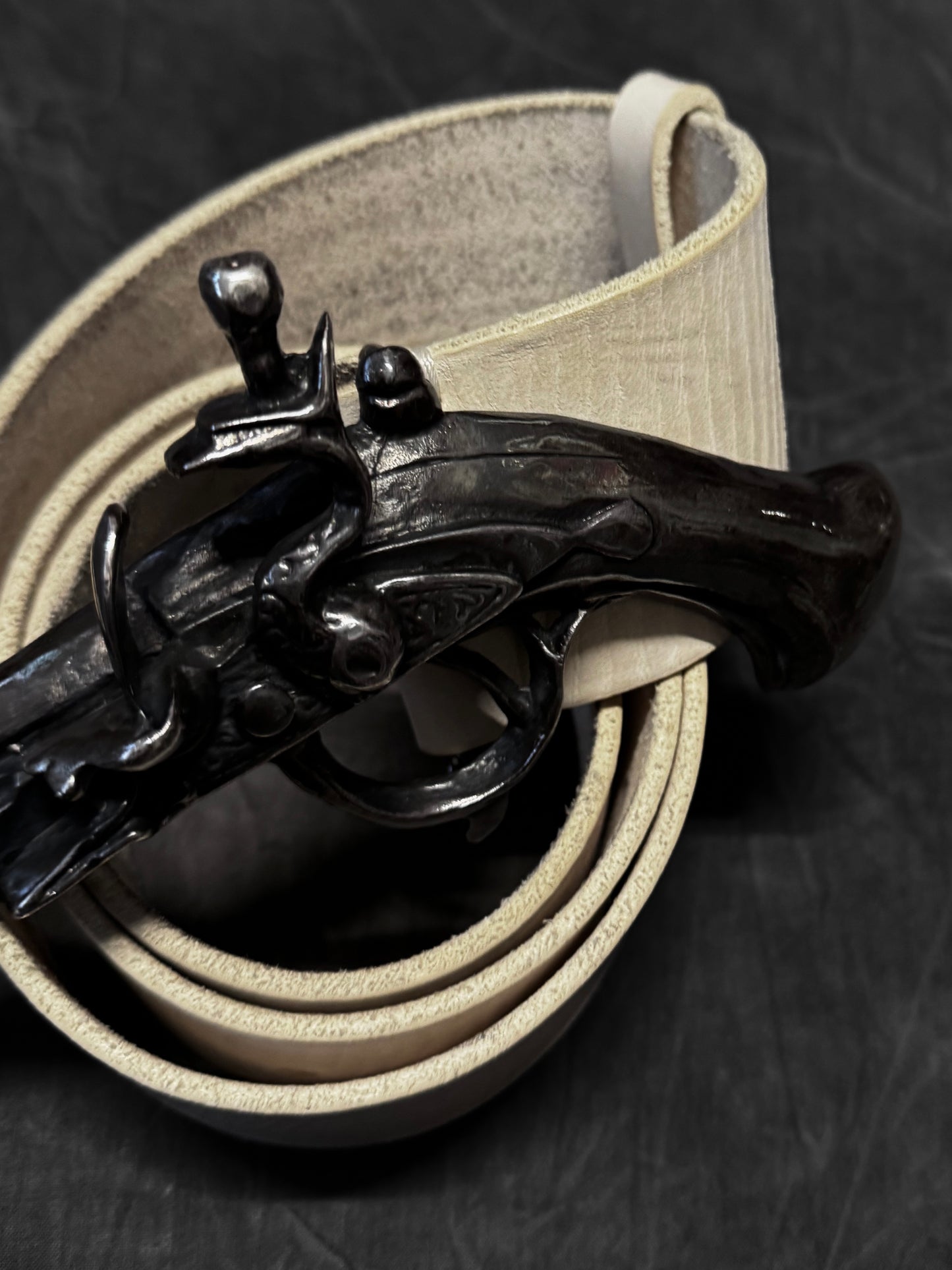 Thimister Musket Buckle Leather Belt