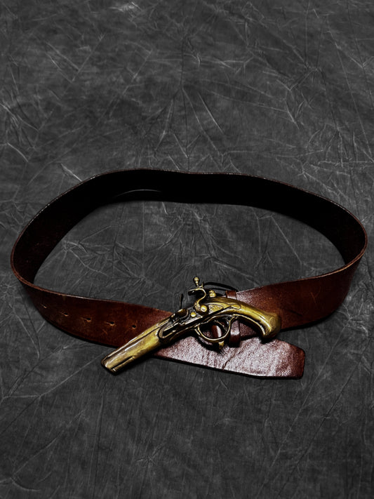 Thimister Gun Metal Buckle Belt