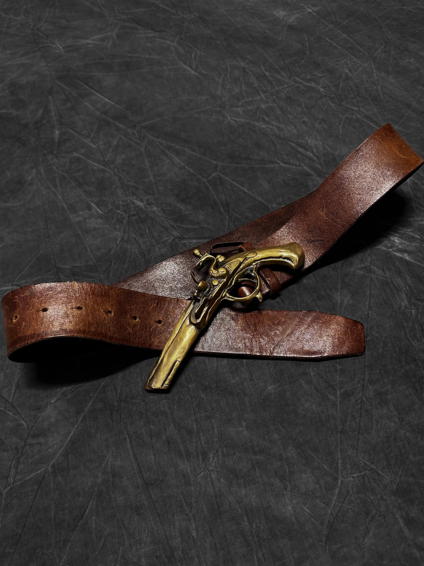 Thimister Gun Metal Buckle Belt