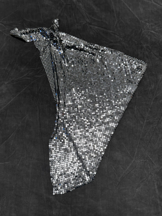 Paco Rabanne Reversible Chainmail Neckerchief