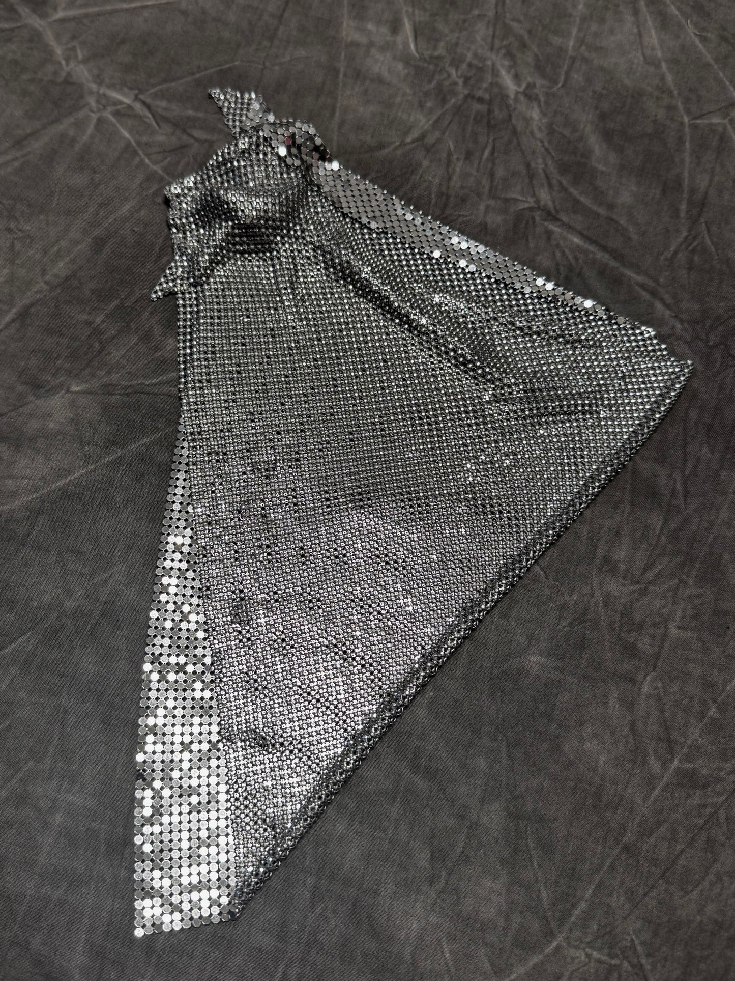 Paco Rabanne Reversible Chainmail Neckerchief