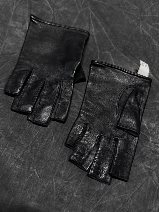 Maison Fabre Vintage Lambskin Fingerless Gloves