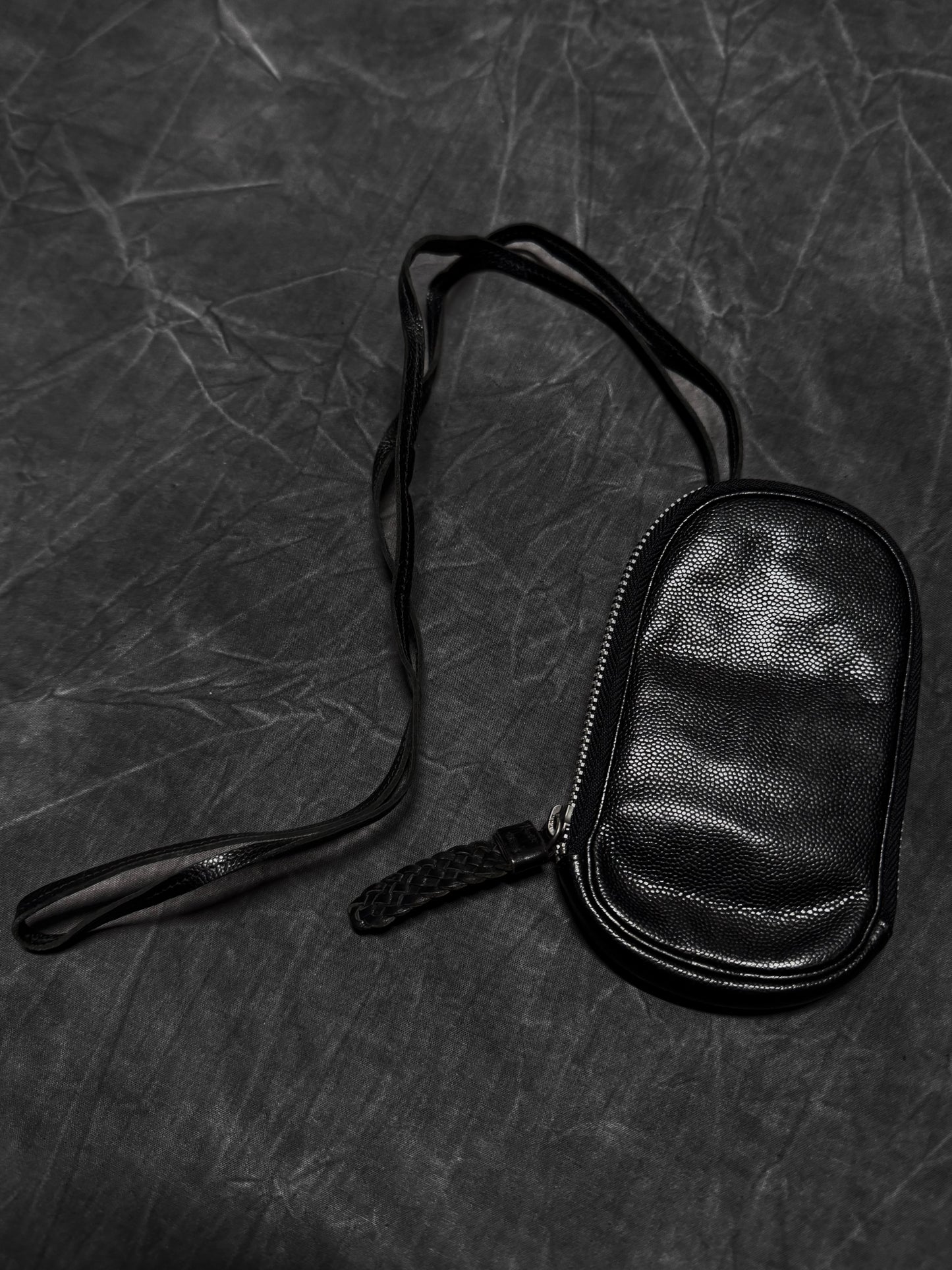 Dries Van Noten Leather Neck Wallet