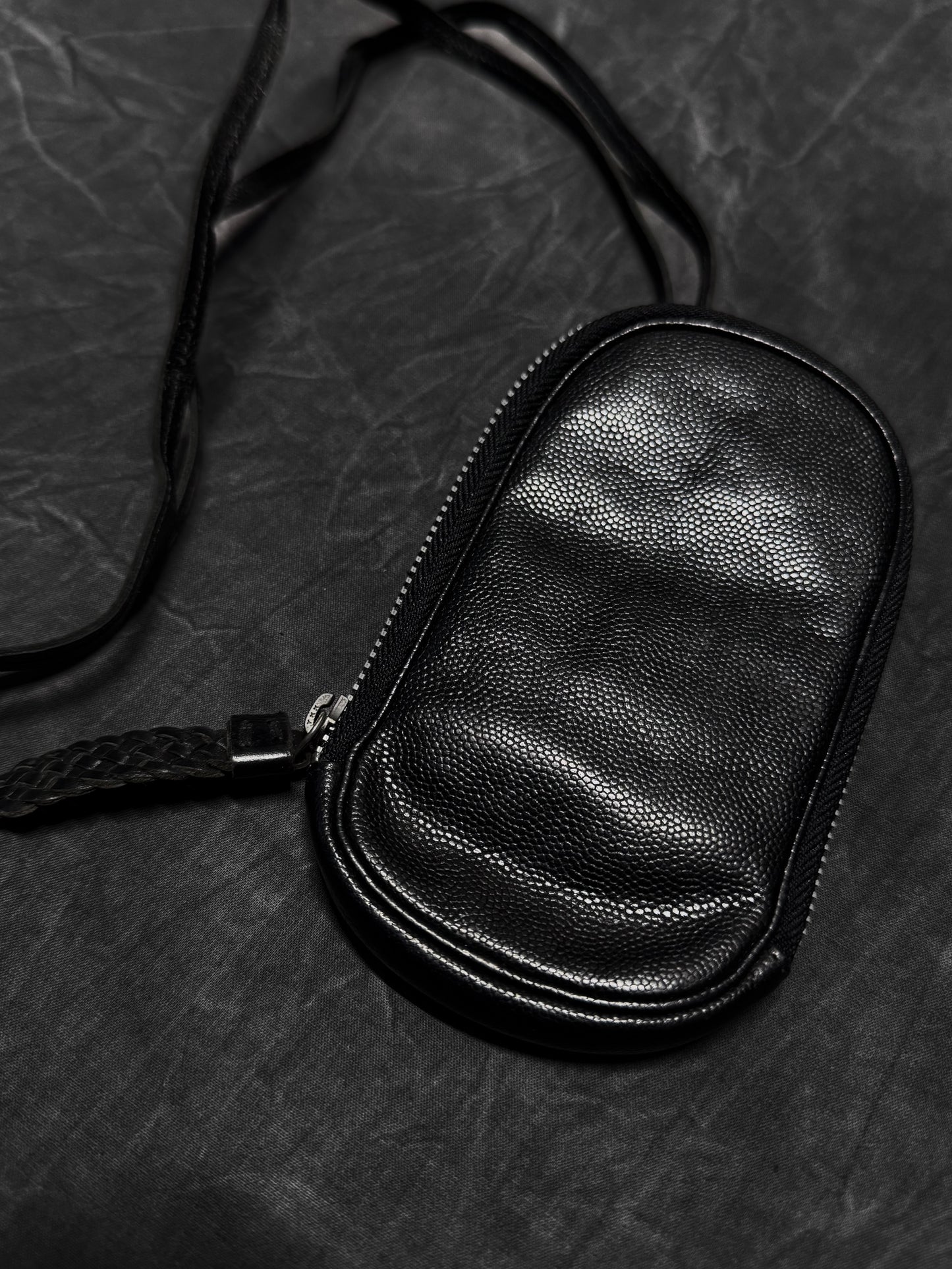 Dries Van Noten Leather Neck Wallet