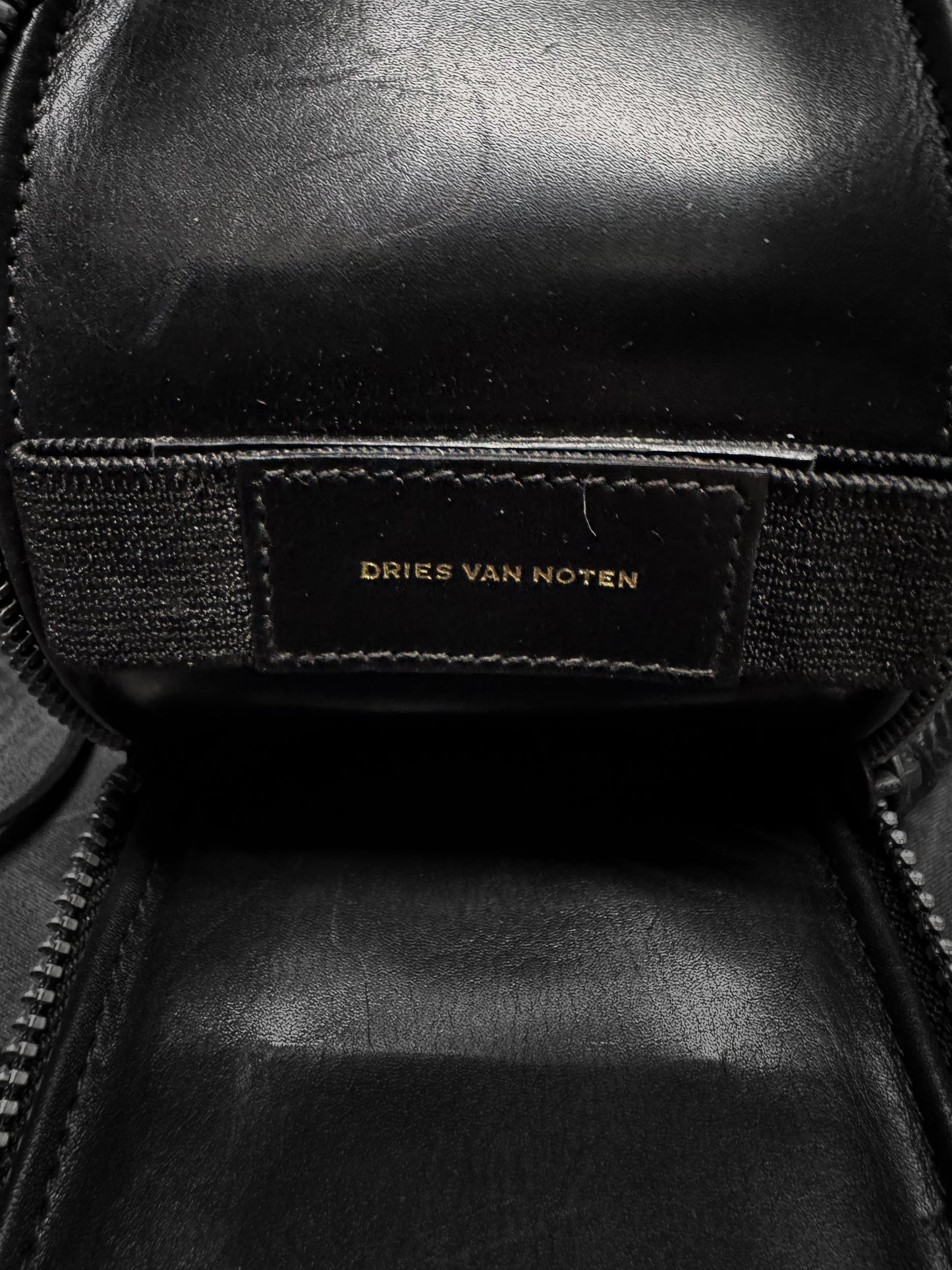 Dries Van Noten Leather Neck Wallet