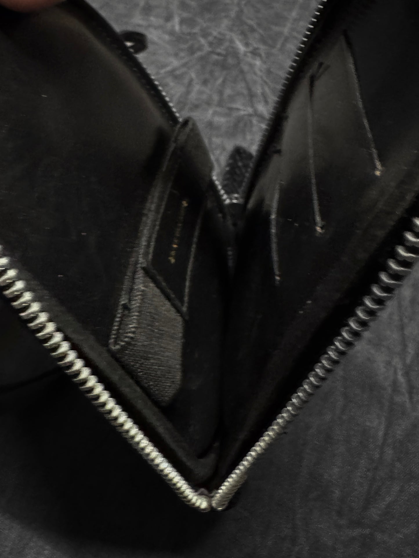 Dries Van Noten Leather Neck Wallet