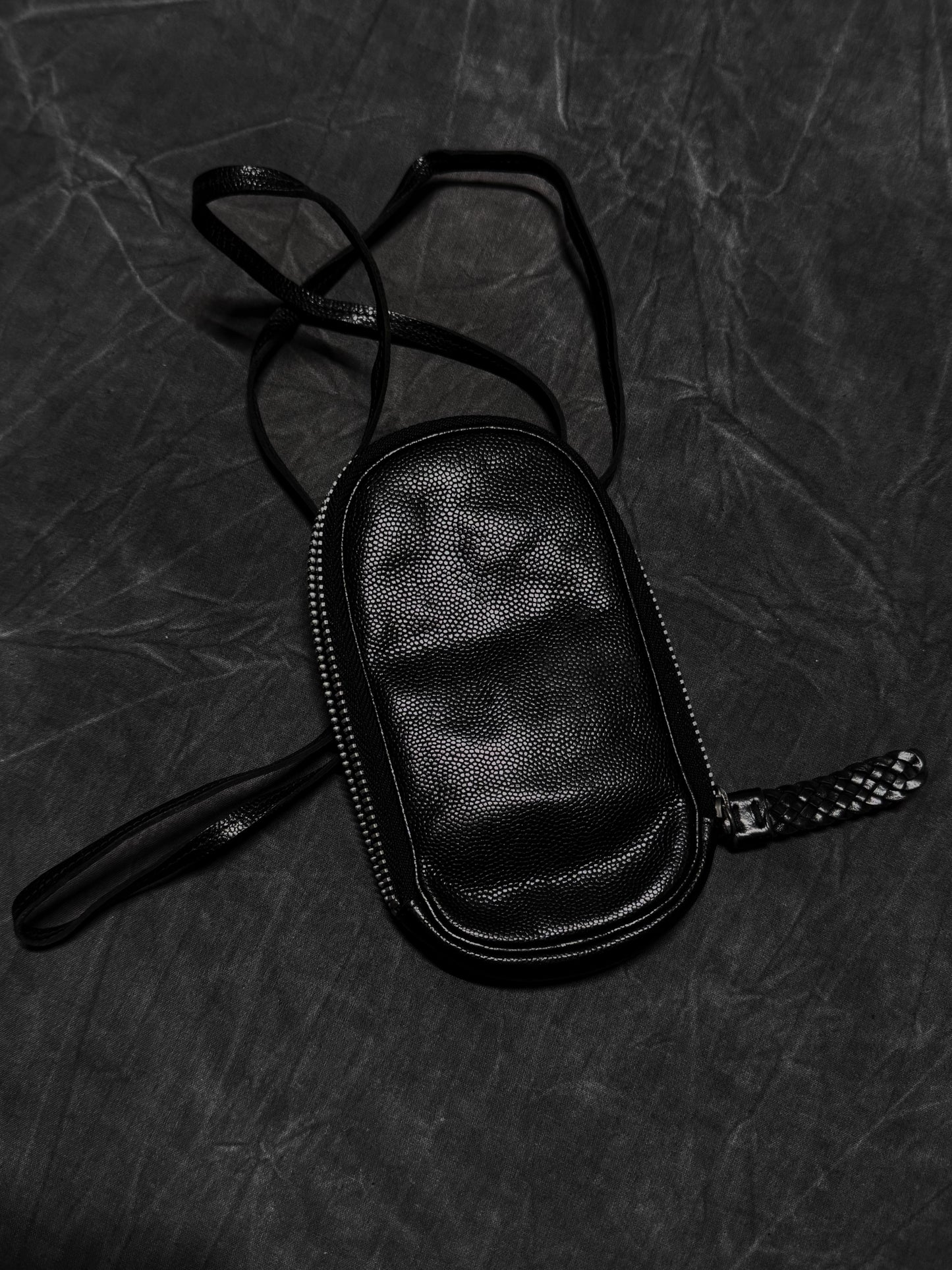 Dries Van Noten Leather Neck Wallet