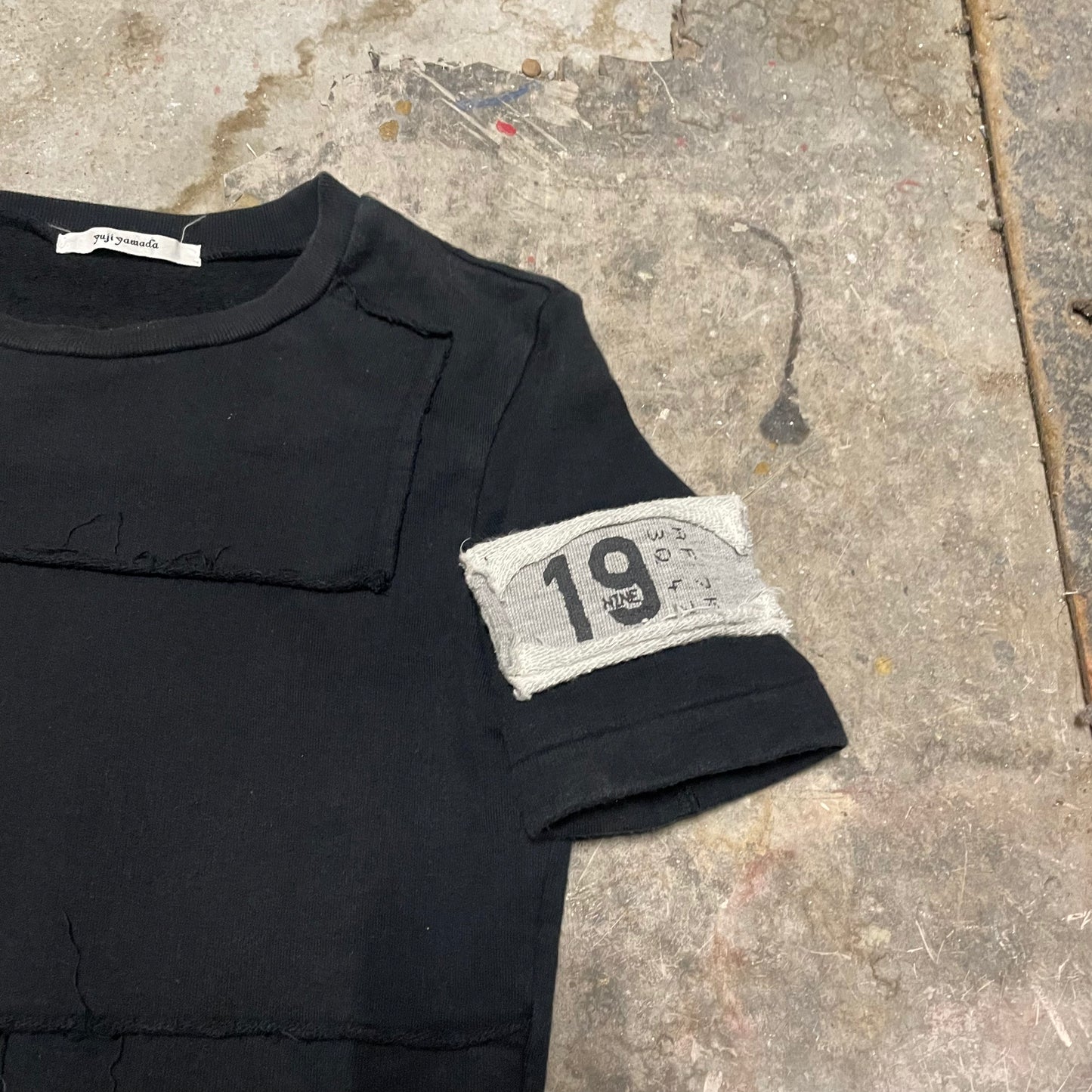 Yuji Yamada Exposed Seam Military Tee