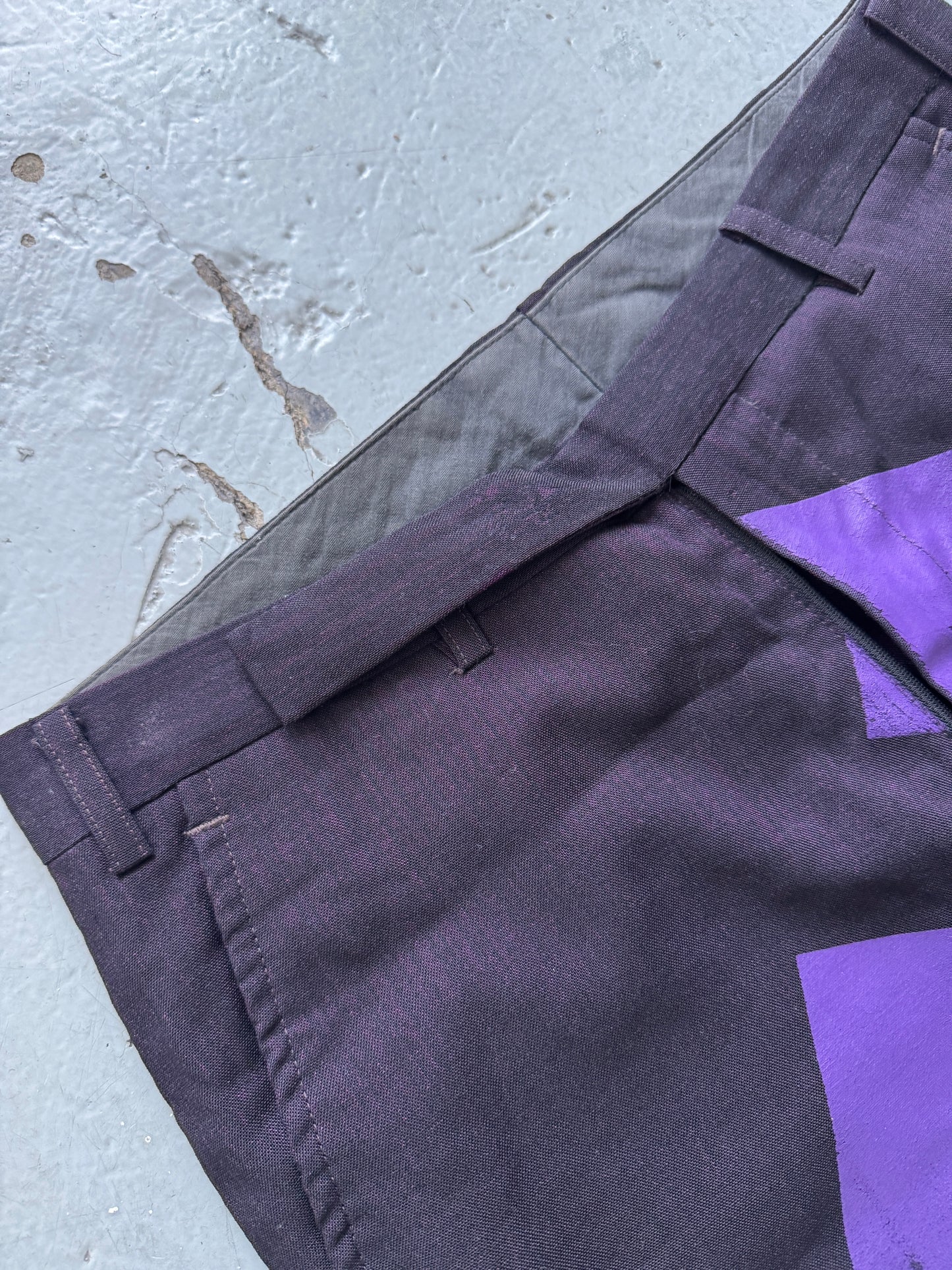 masaki matsushima homme tape design tailored pant
