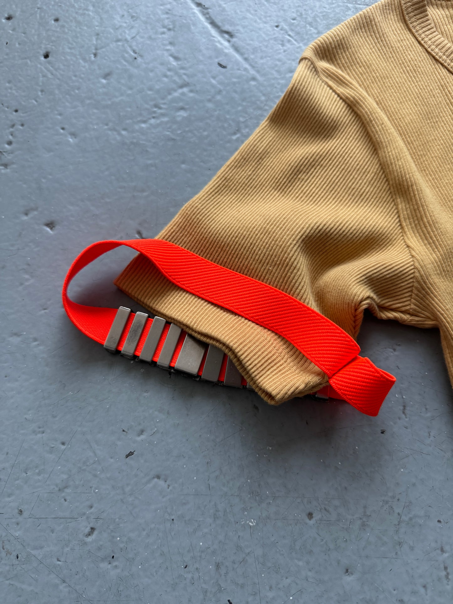 dirk bikkembergs armband detail ribbed tee