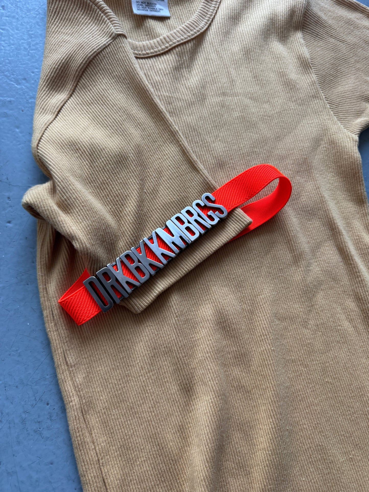 dirk bikkembergs armband detail ribbed tee