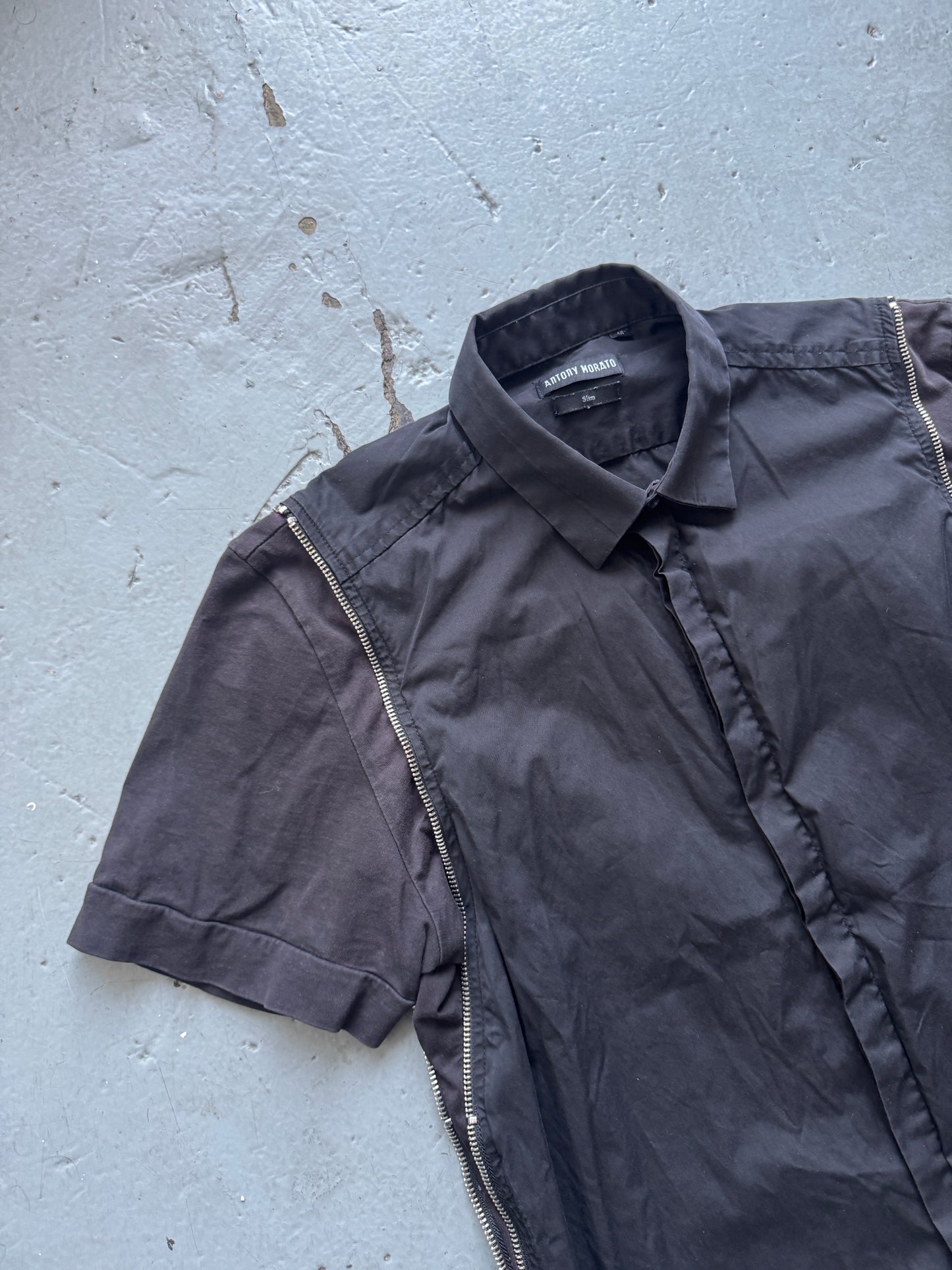 antony morata zip side detail shirt