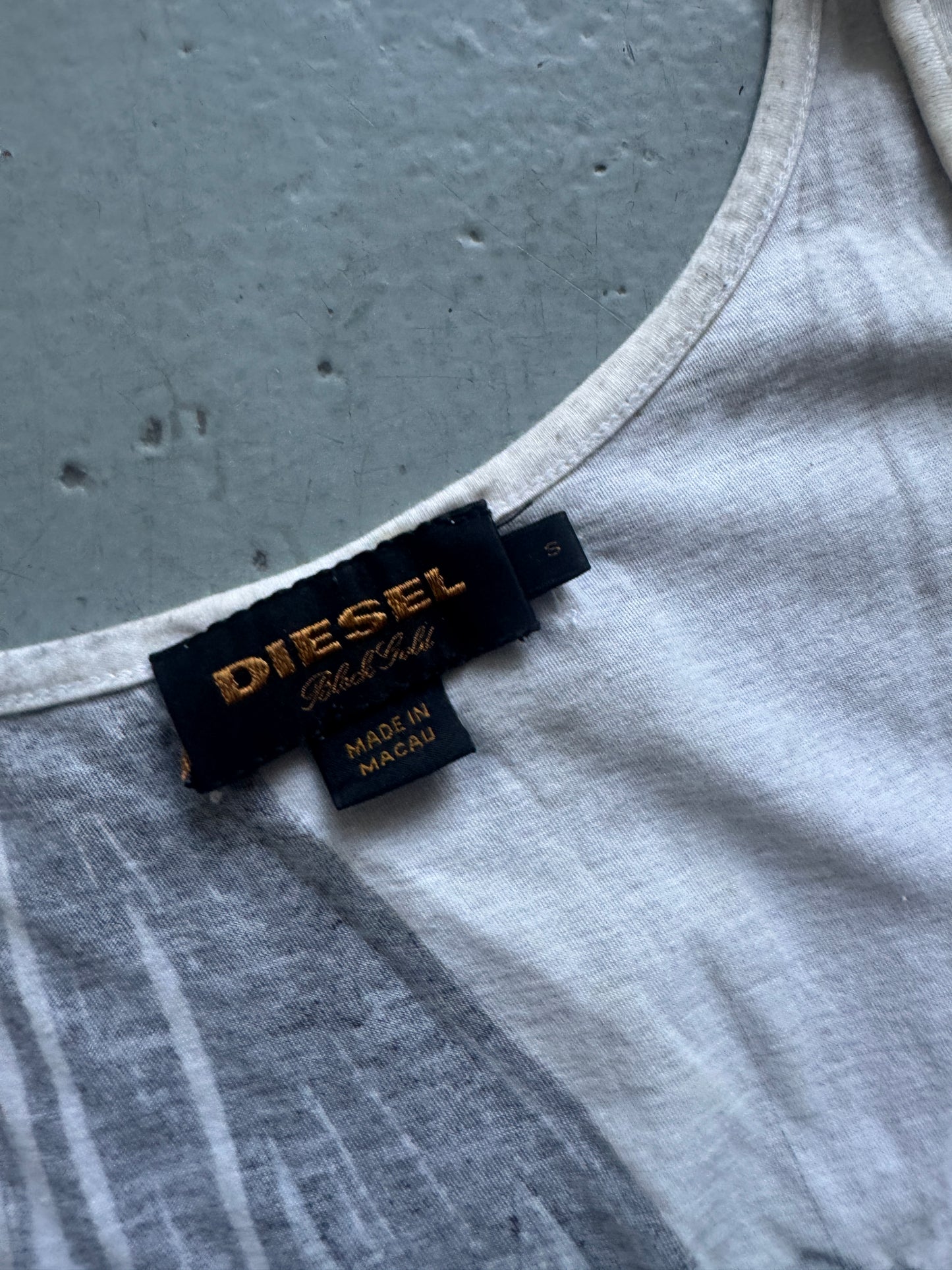 Diesel MEAN Embossed Stud Tank Top