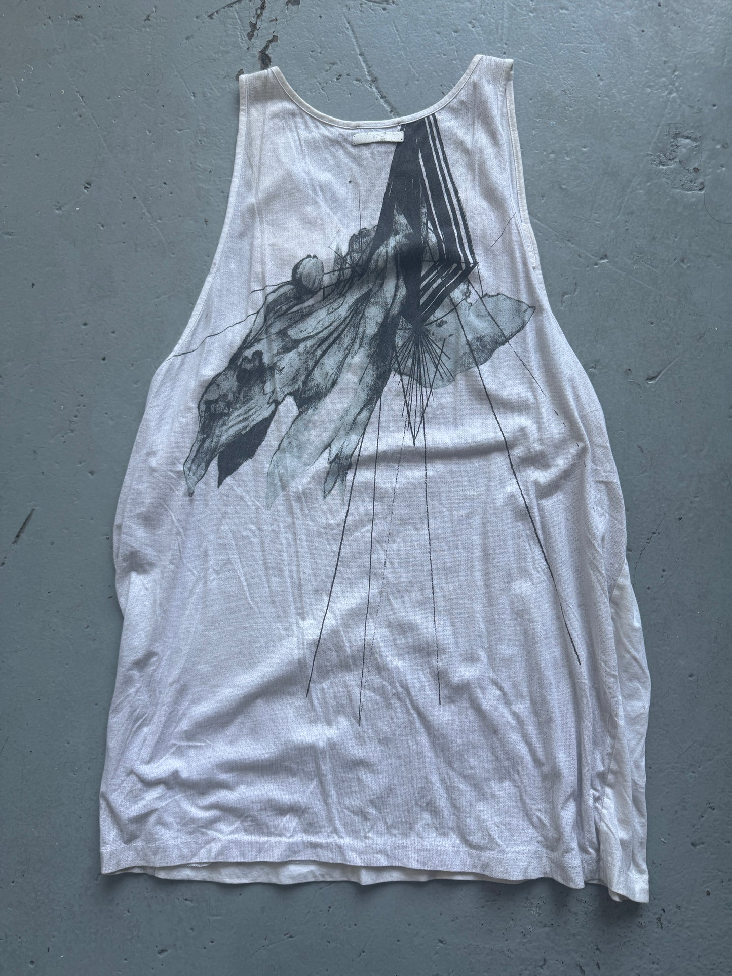 Diesel MEAN Embossed Stud Tank Top