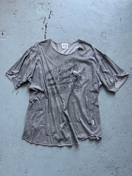 scripture print overdye tee