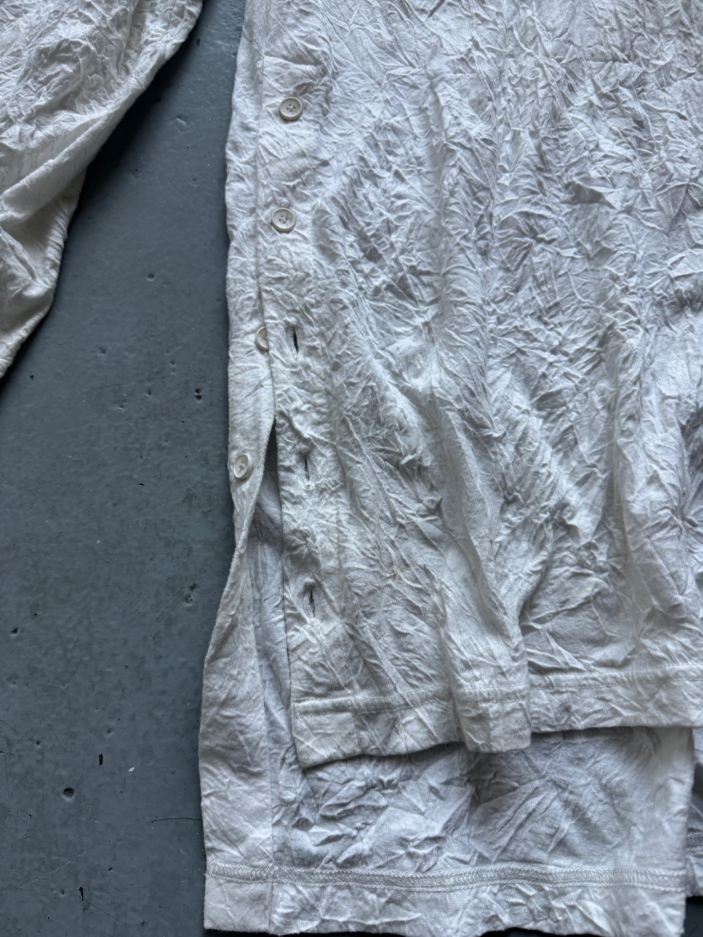 yohji yamamoto button side longsleeve