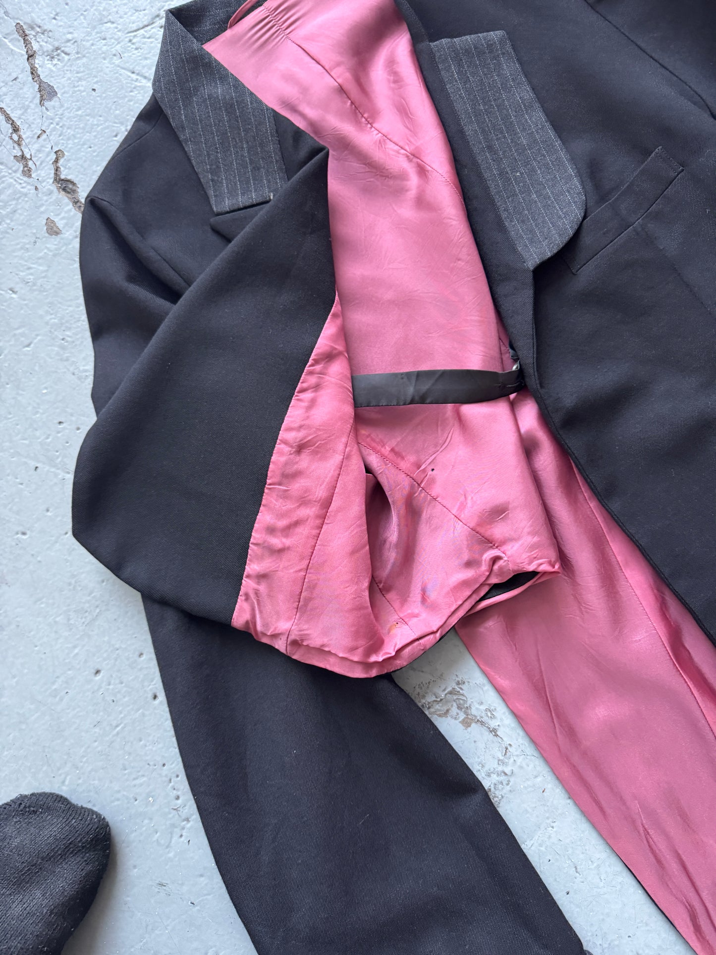 masaki matsushima homme asymmetric tailcoat