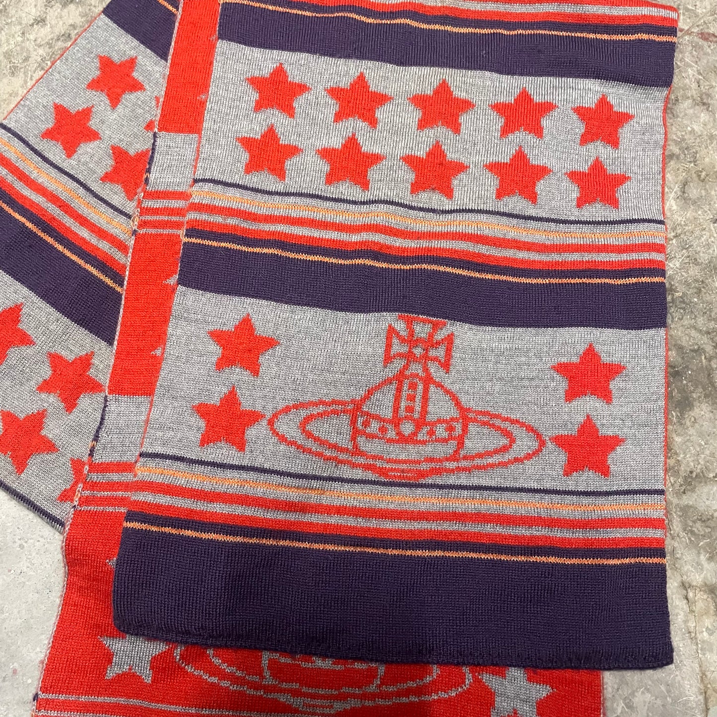 Vivienne Westwood Star + Orb Reversible Scarf