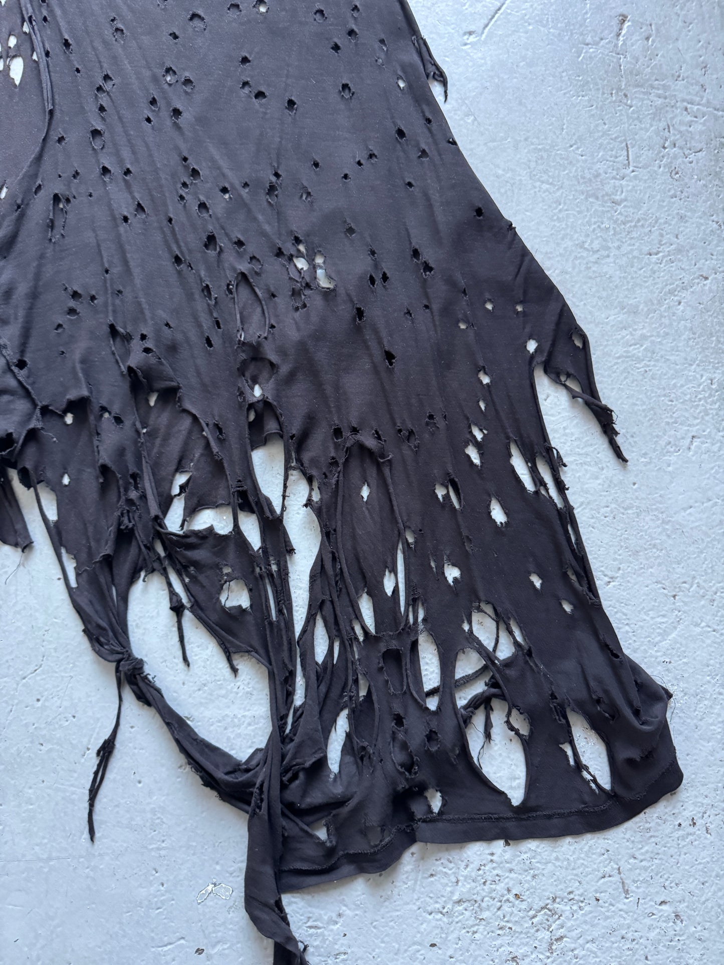 extreme trashed tank top