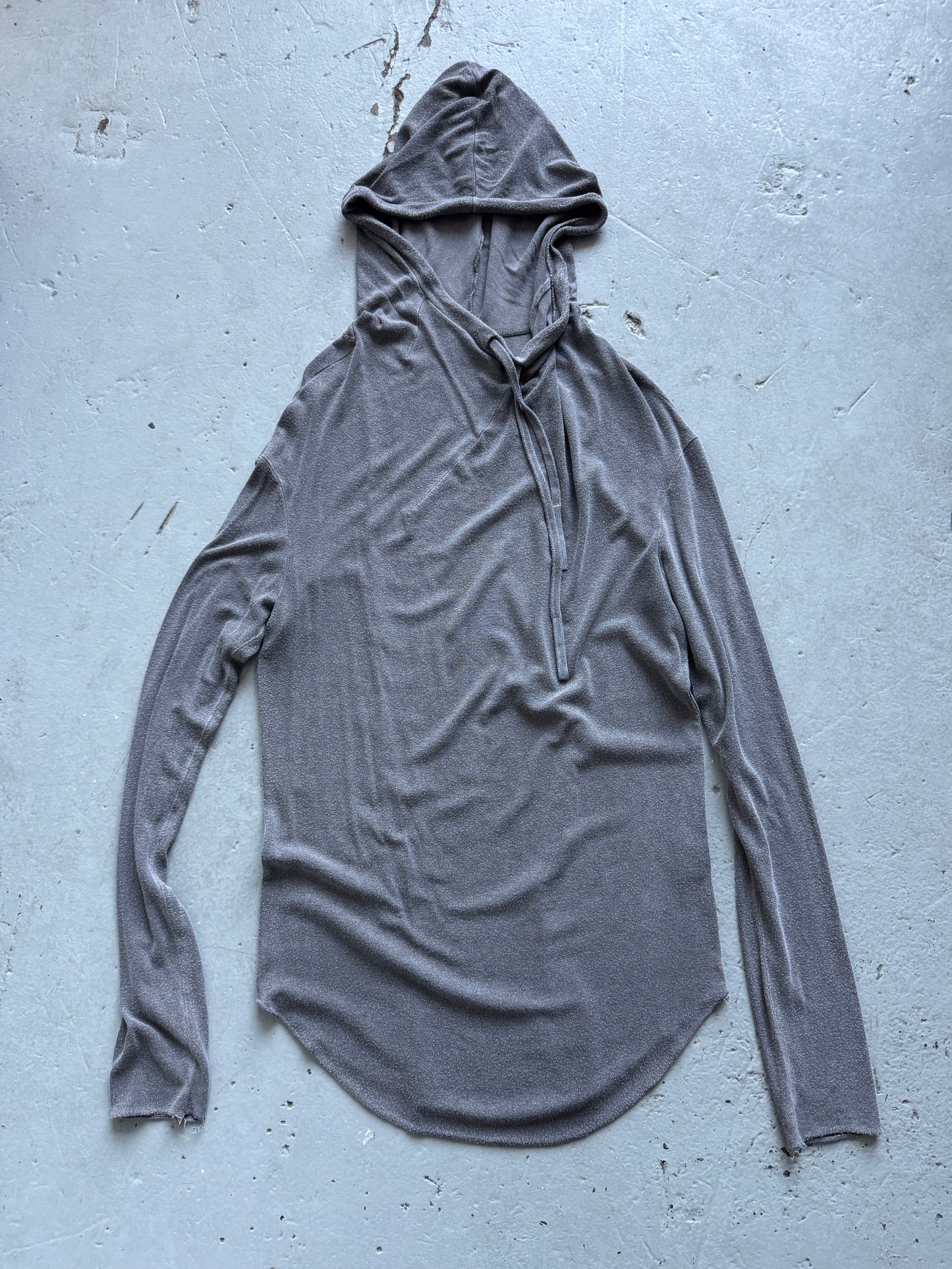 lost and found ria dunn stretch hooded longsleeve