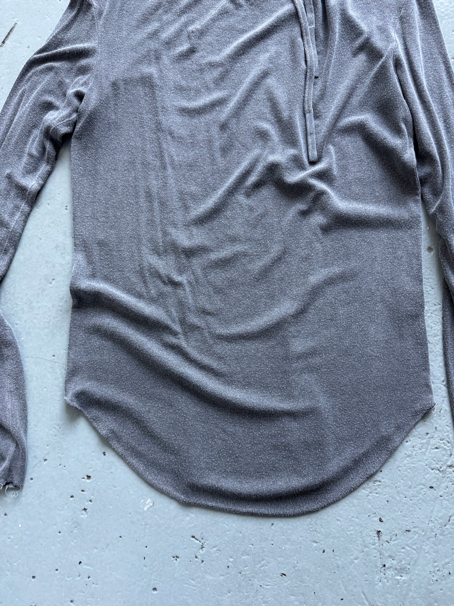 lost and found ria dunn stretch hooded longsleeve