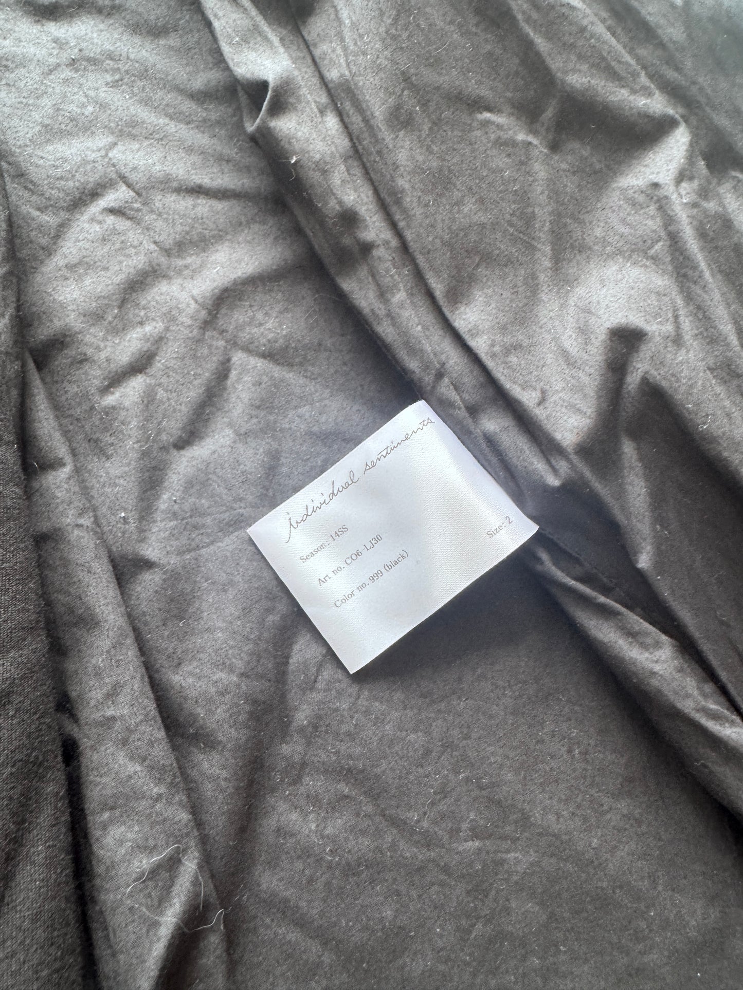 Individual Sentiments 2014 Layered Coat