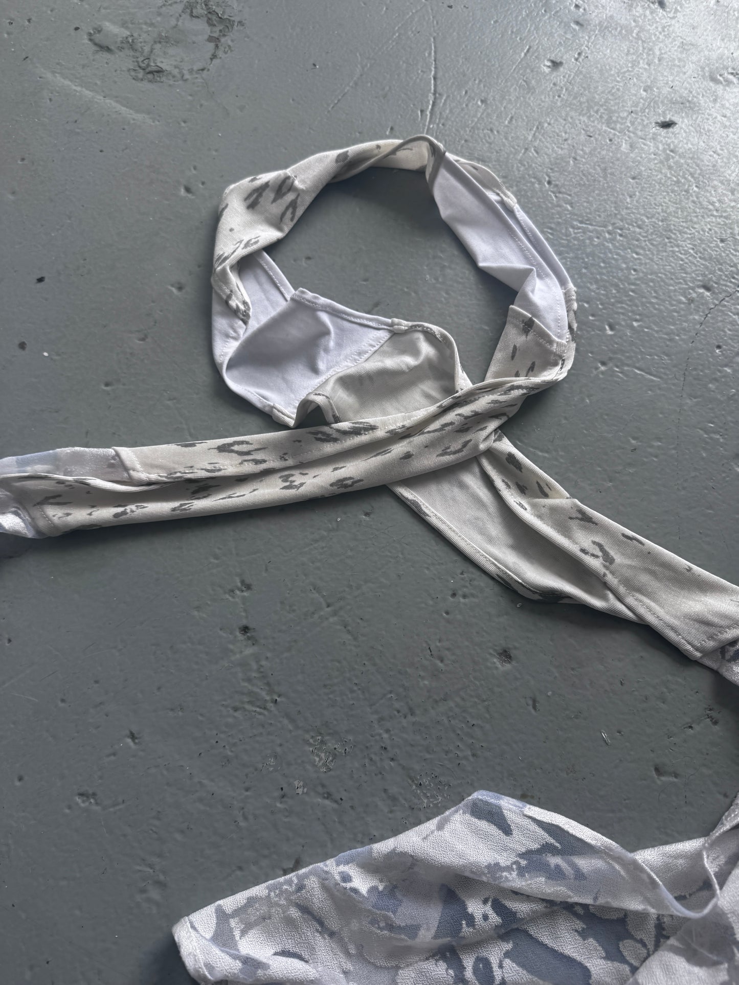 Sixh H.Naoto Mix Textile Scarf