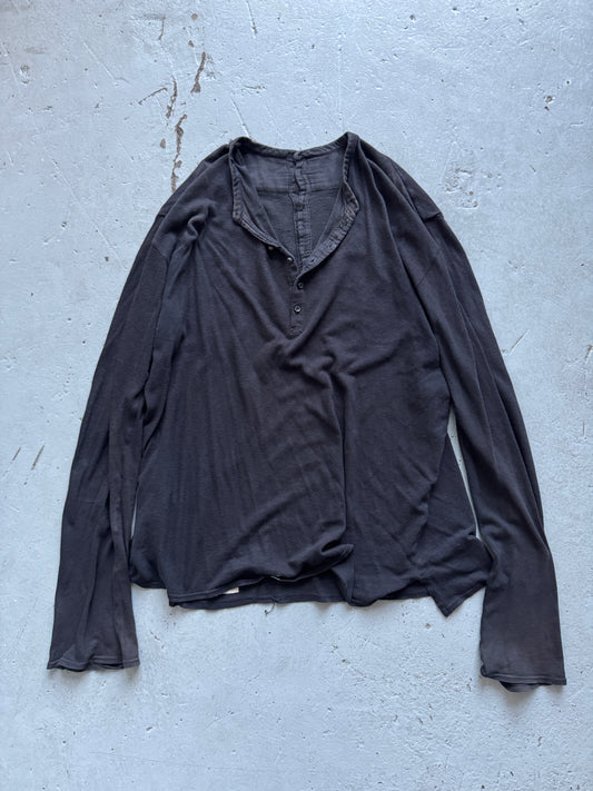 kapital double sided henley longsleeve