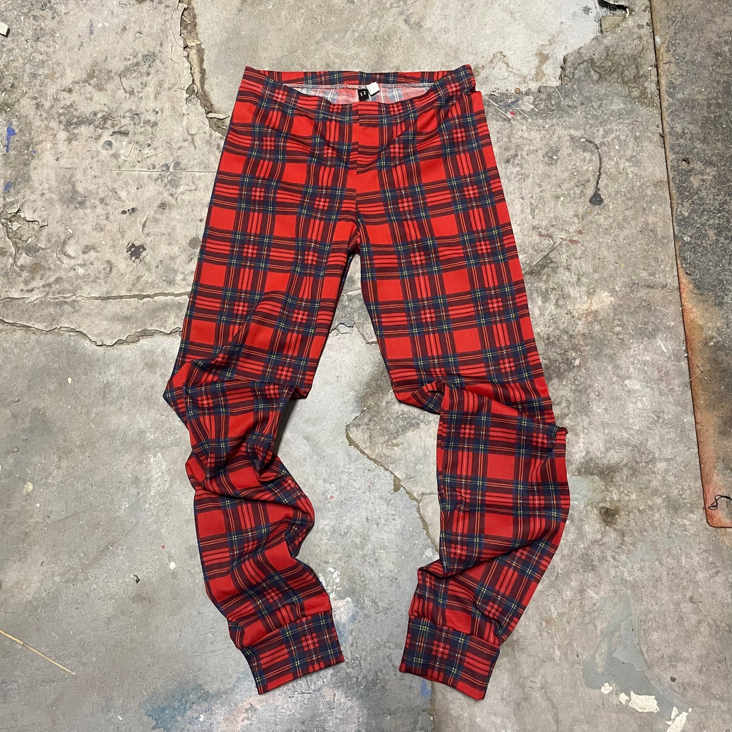 Comme Des Garcons Homme Plus Tartan Leggings